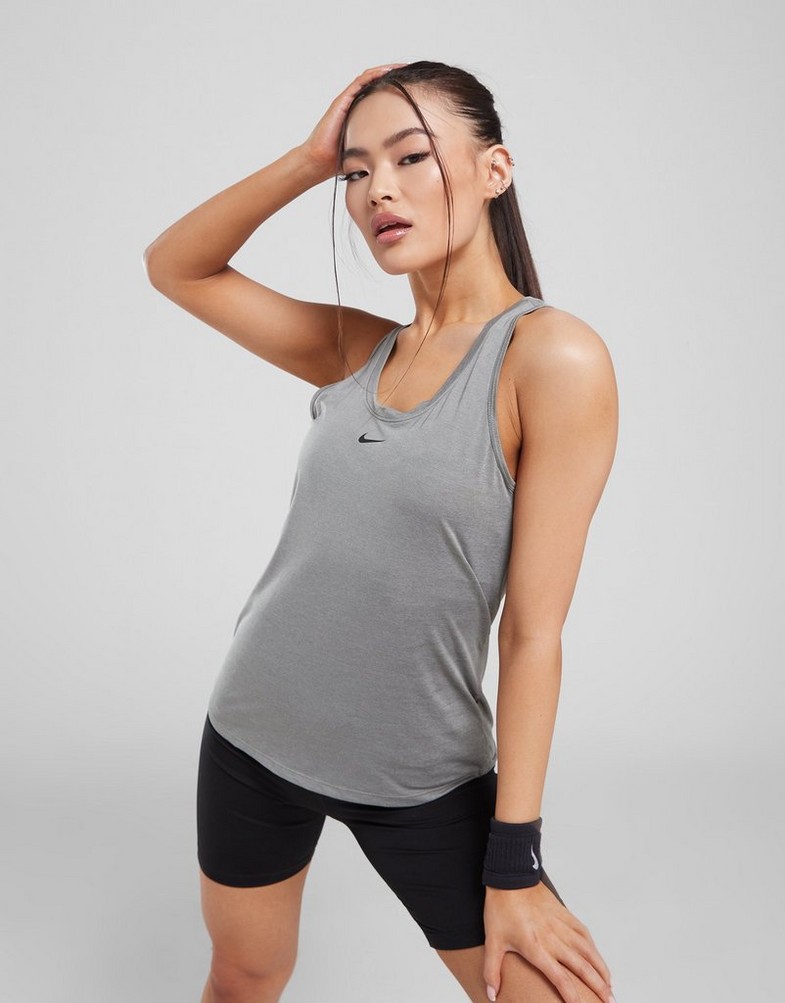 Dámsky top NIKE TRAINING ONE SLIM FIT TRIČKO DD0623-073 Sivá