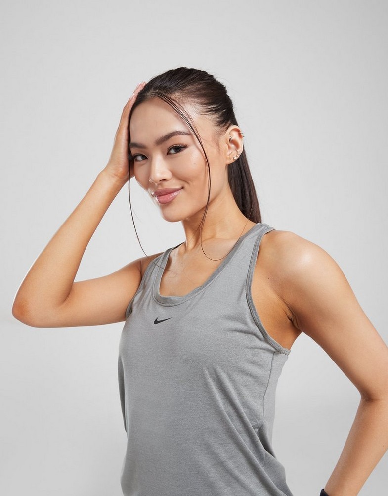 Dámsky top NIKE TRAINING ONE SLIM FIT TRIČKO DD0623-073 Sivá