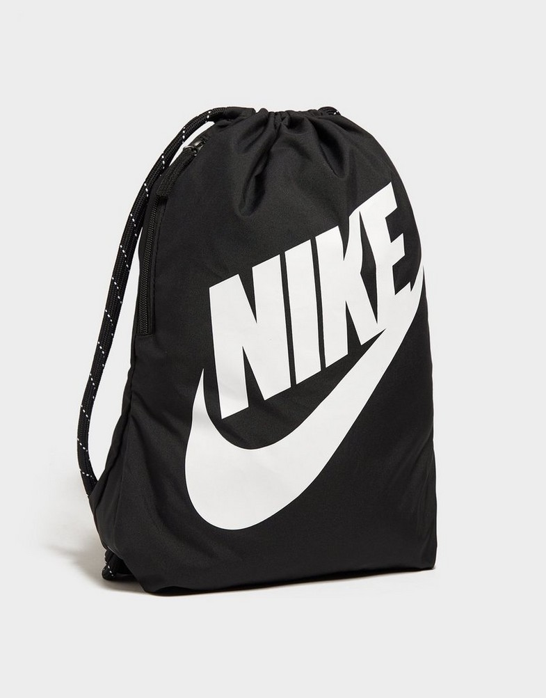 Plecak sportowy męski NIKE WOREK NK HERITAGE DRAWSTRING DC4245-010 Czarny