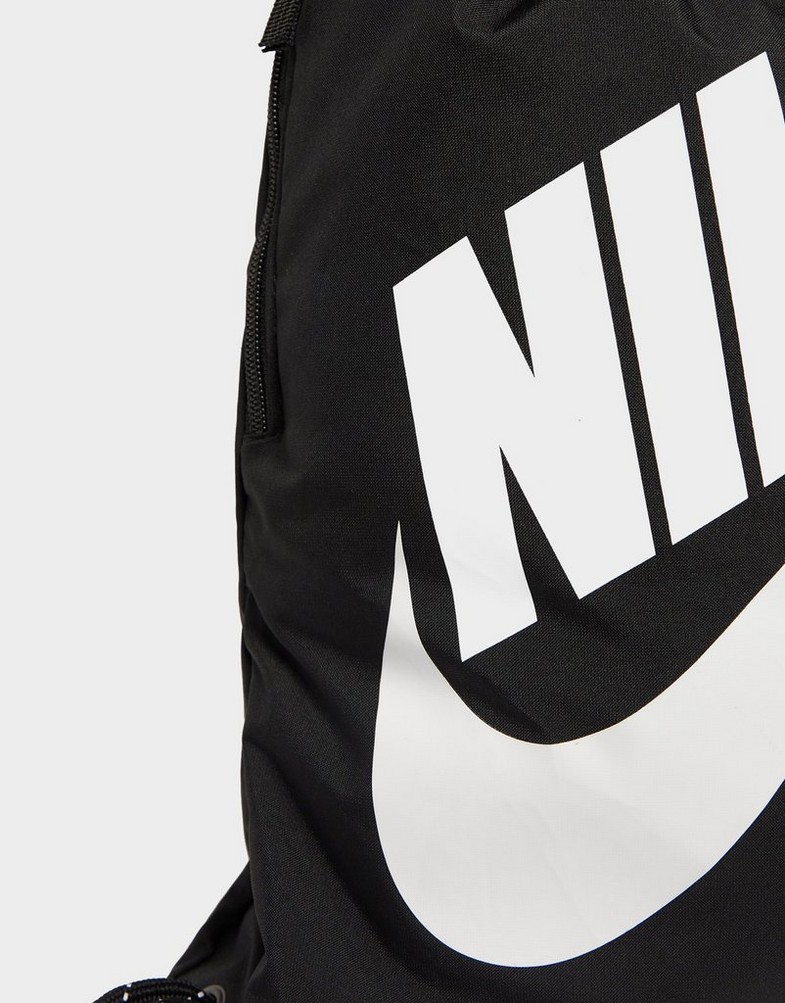 Plecak sportowy męski NIKE WOREK NK HERITAGE DRAWSTRING DC4245-010 Czarny