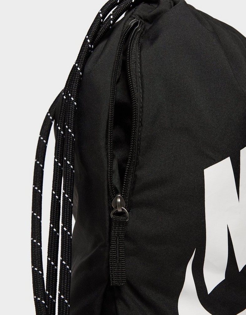 Plecak sportowy męski NIKE WOREK NK HERITAGE DRAWSTRING DC4245-010 Czarny