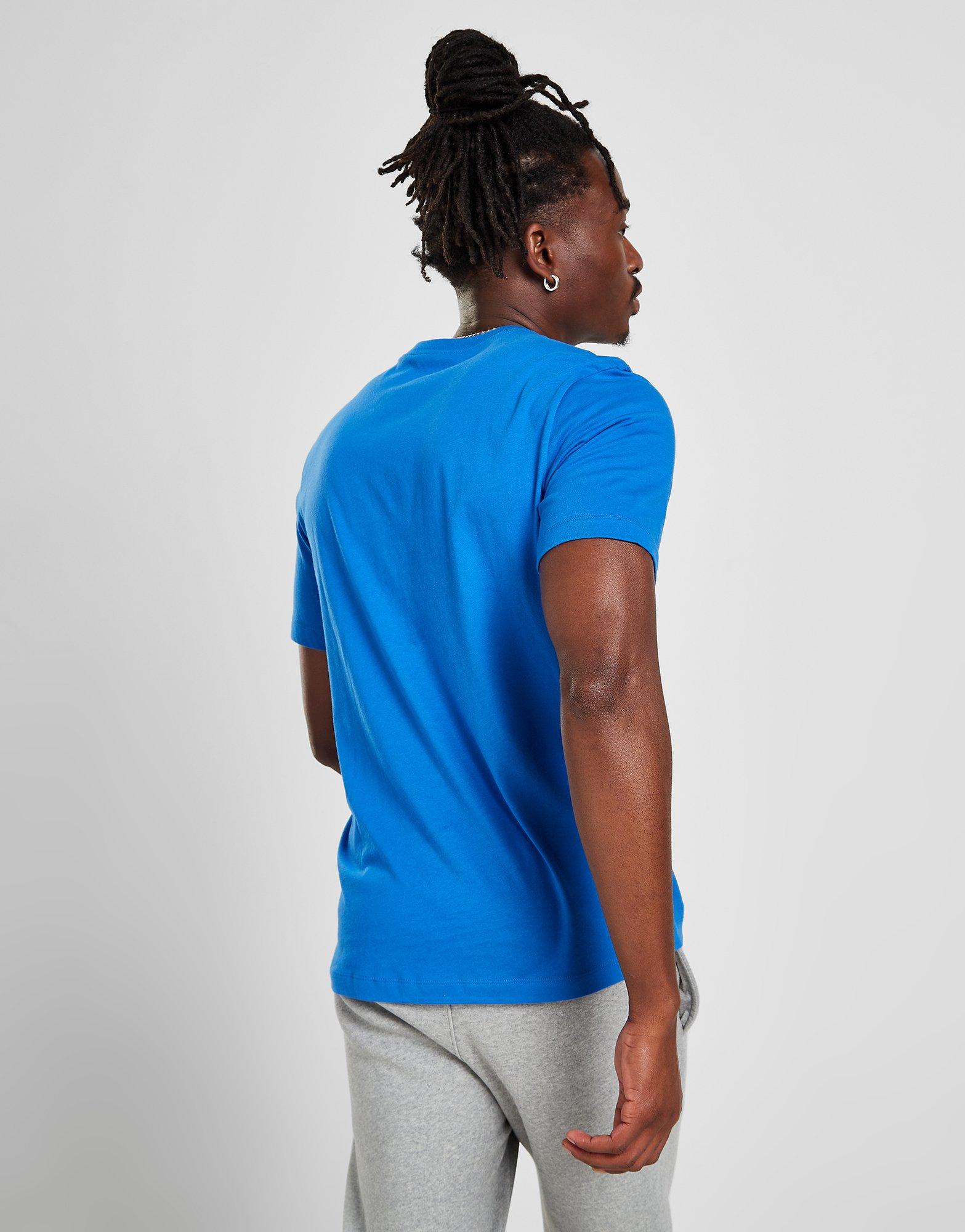 Koszulka, t-shirt męski NIKE T-SHIRT SPORTSWEAR CLUB T-SHIRT AR4997-403 Niebieski