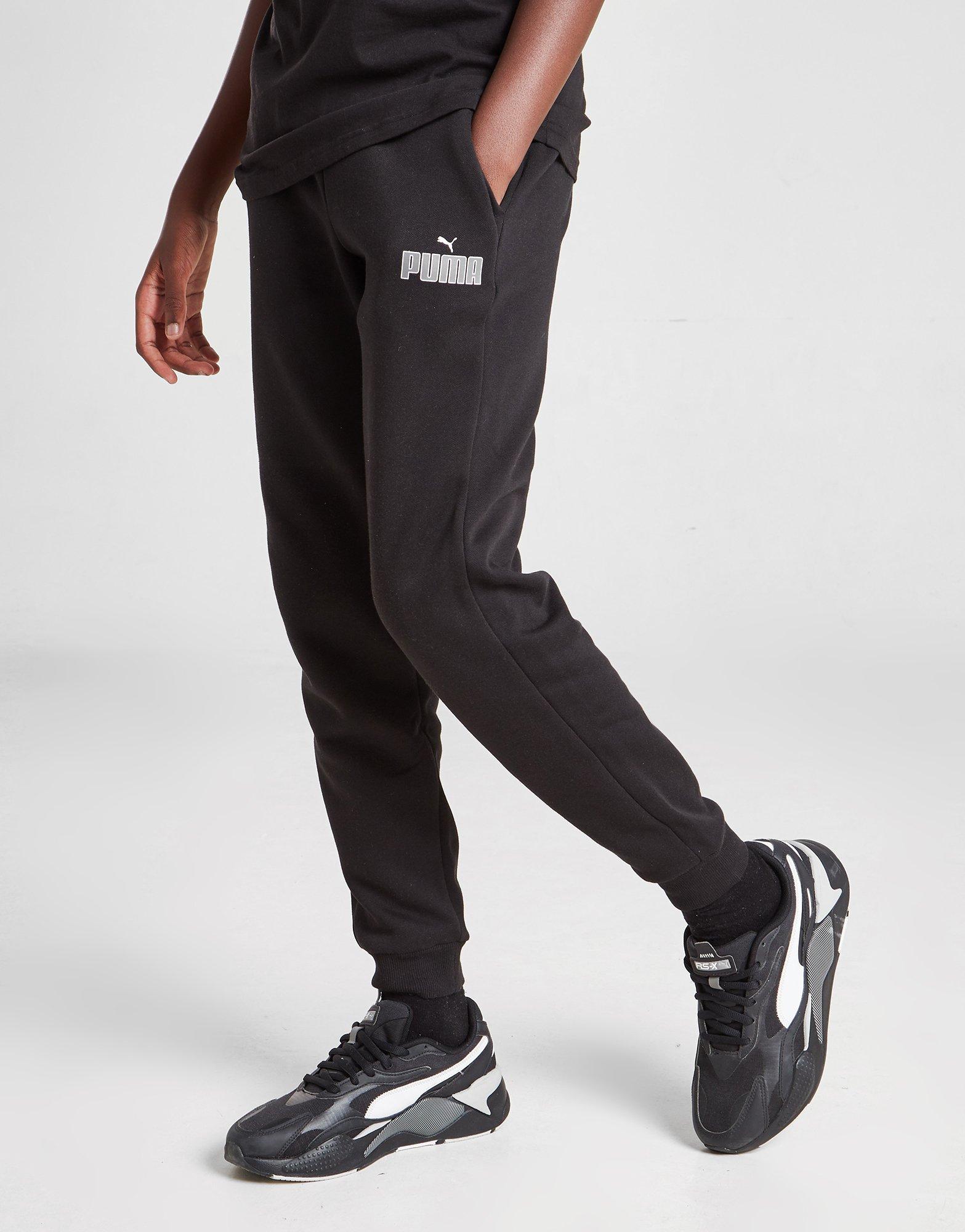 PUMA SPODNIE CORE LOGO JOGGERS JUNIOR 84803501 Czarny
