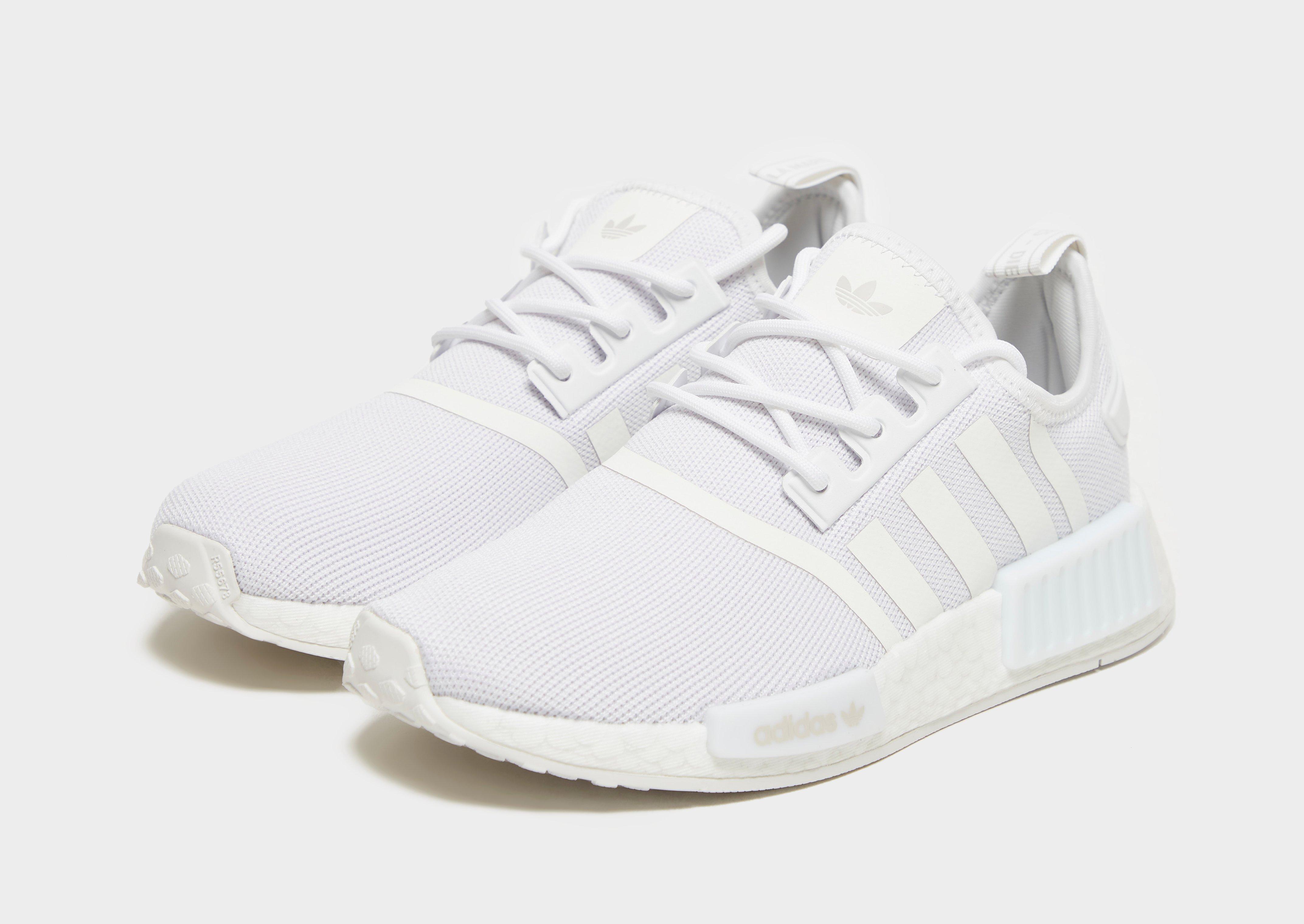 Buty sneakersy dla dzieci ADIDAS NMD_R1 J PRIMEBLUE H02334 Biały