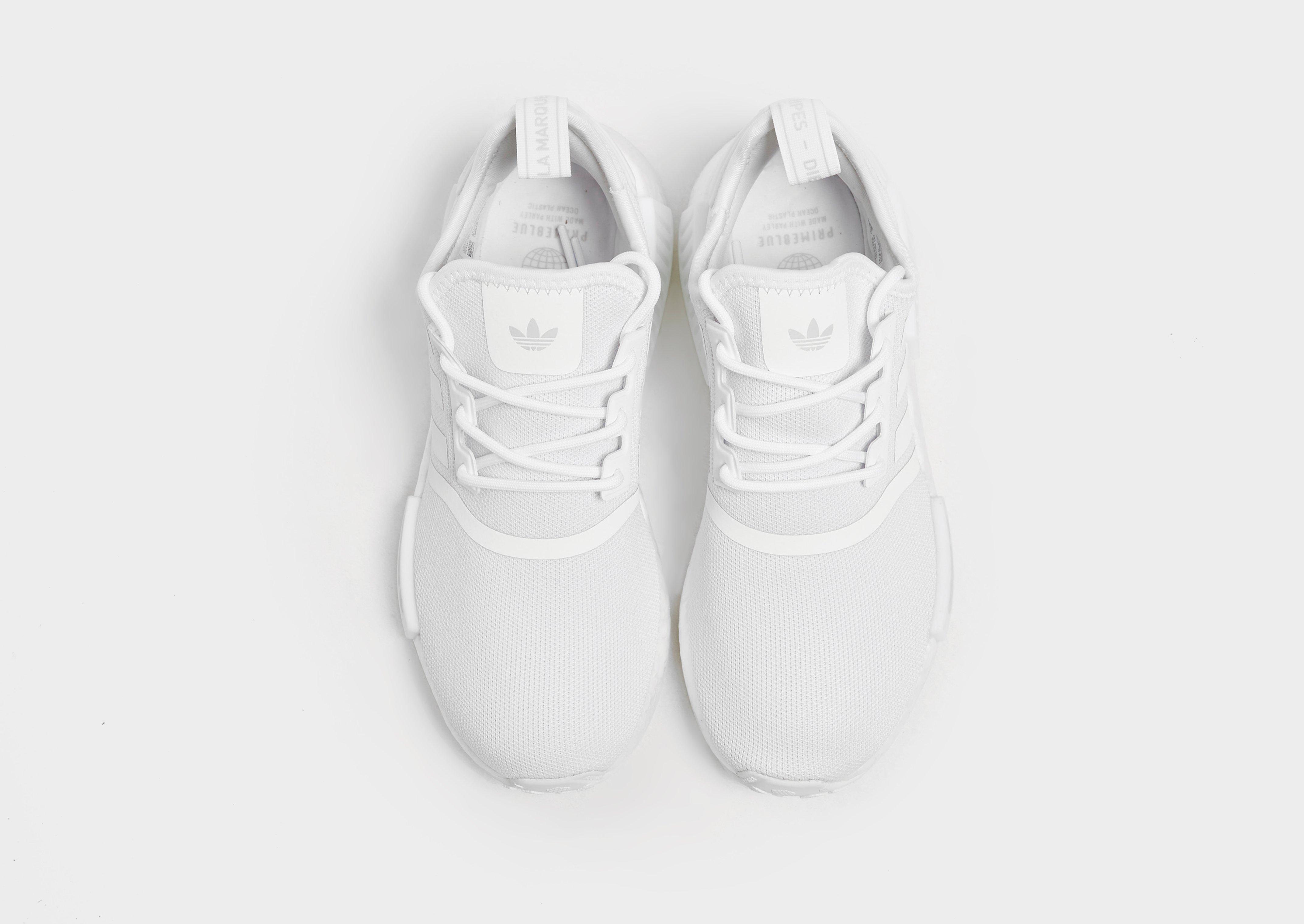 Buty sneakersy dla dzieci ADIDAS NMD_R1 J PRIMEBLUE H02334 Biały