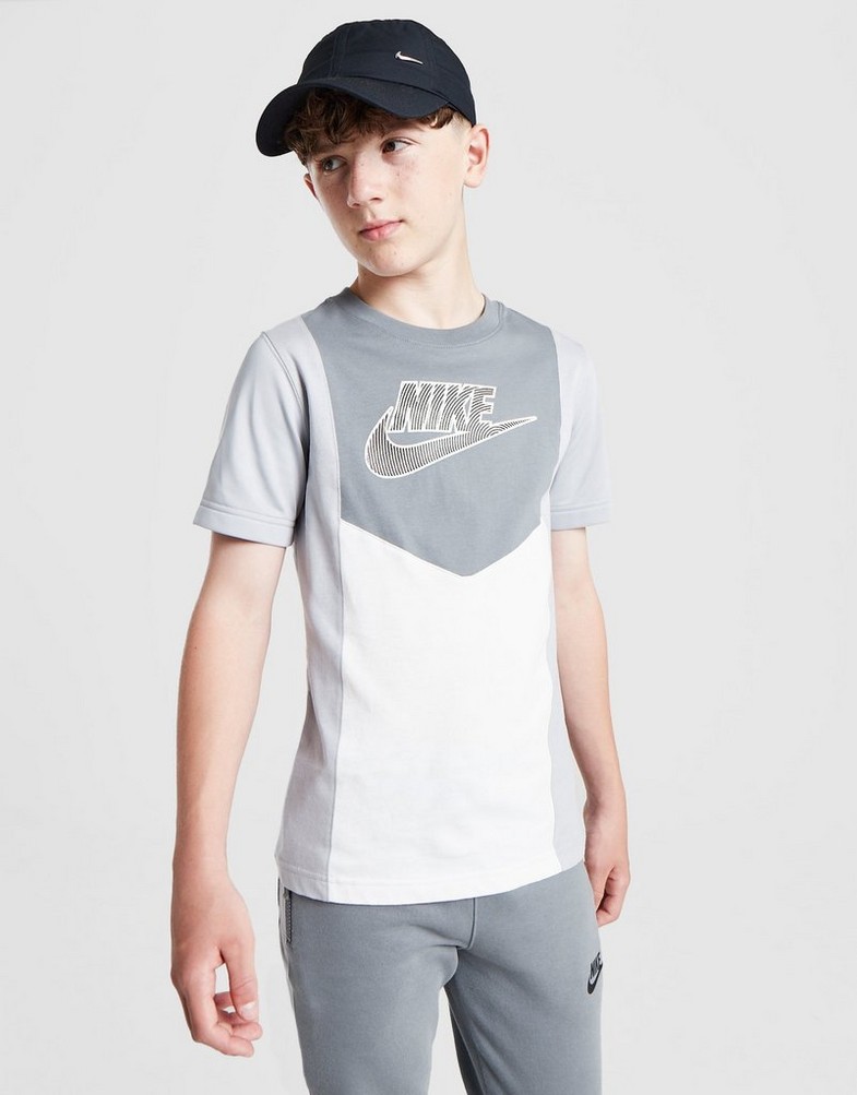 Дитячі футболки NIKE ФУТБОЛКА B NSW HYBRID SS ТОП B DM6790-065 Сірий