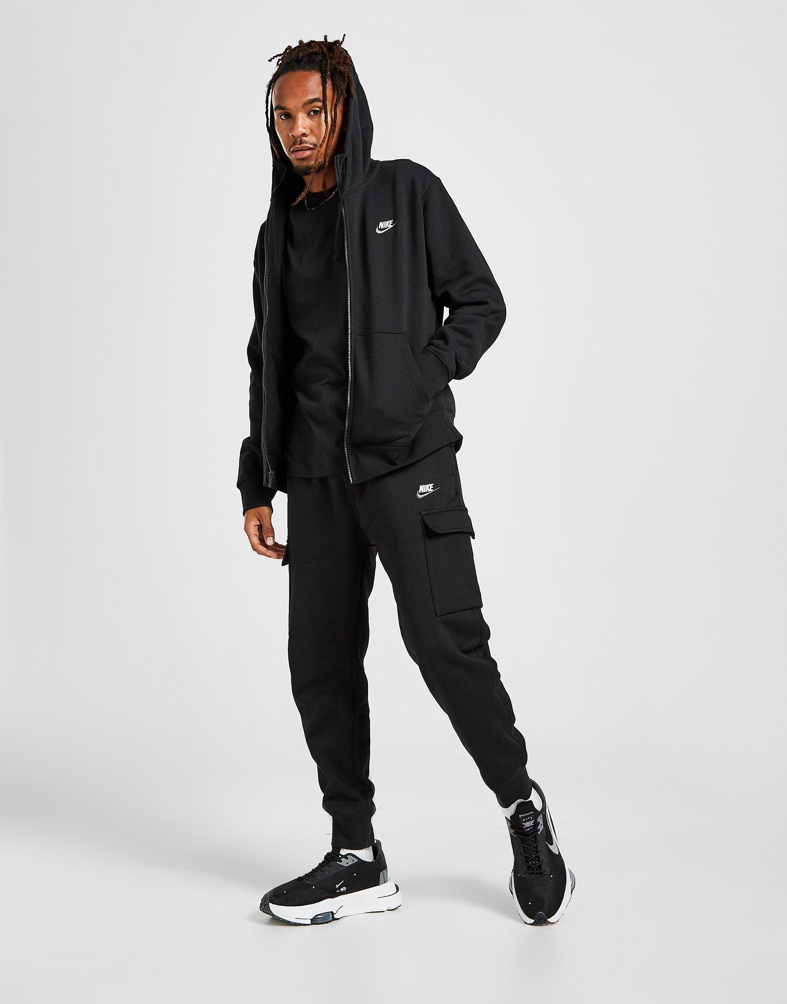 Bluza męska NIKE BLUZA Z KAPTUREM FOUNDATION FULL ZIP HOODIE BV2645016 Czarny