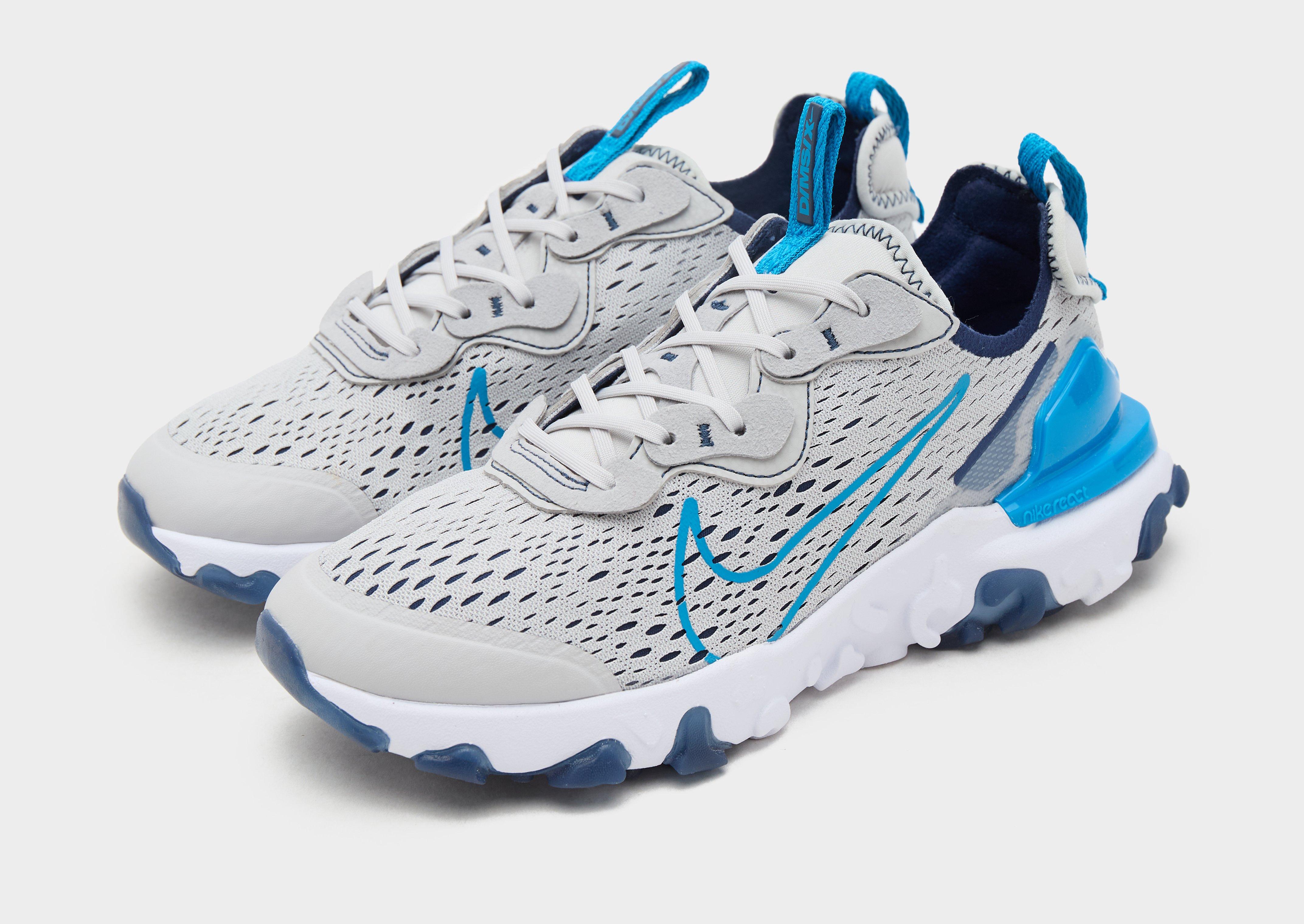 Buty sneakersy dla dzieci NIKE REACT VISION CD6888-011 Szary