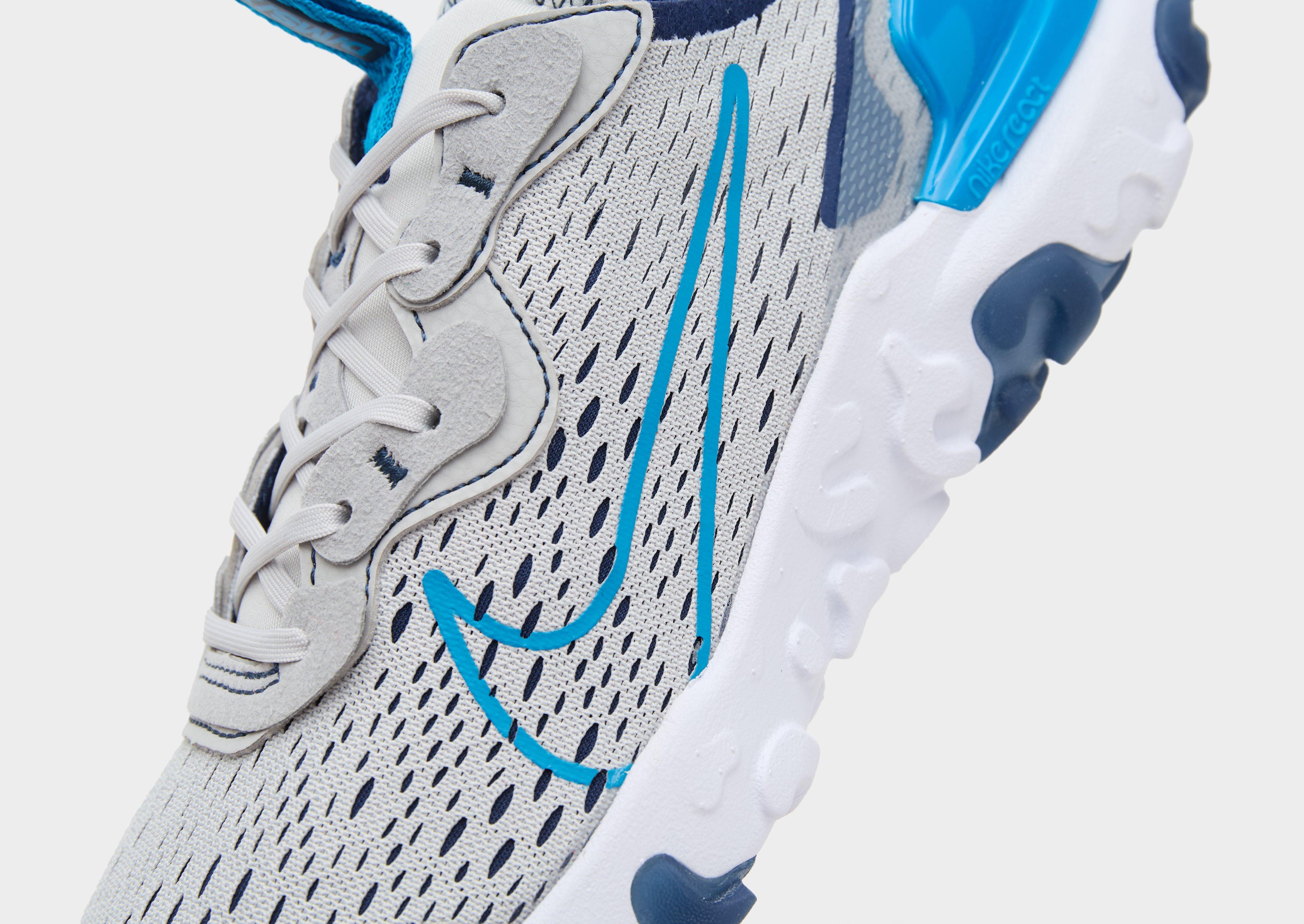 Buty sneakersy dla dzieci NIKE REACT VISION CD6888-011 Szary