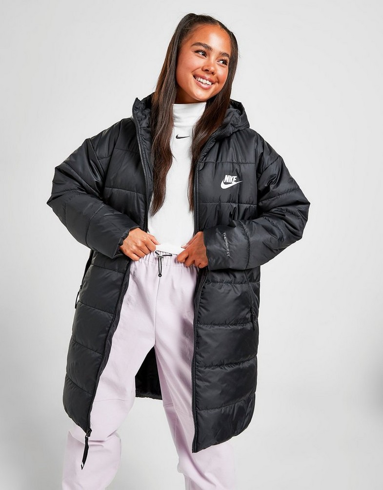 NIKE KURTKA CORE SWOOSH PARKA DJ6999010 Czarny