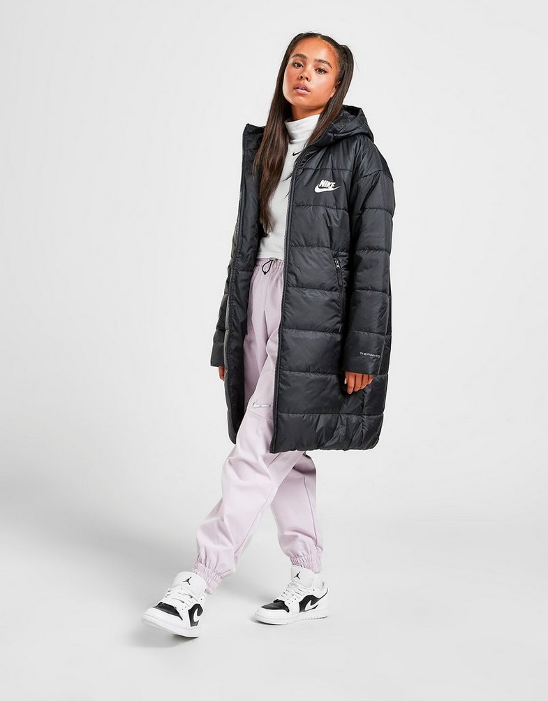 NIKE KURTKA CORE SWOOSH PARKA DJ6999010 Czarny
