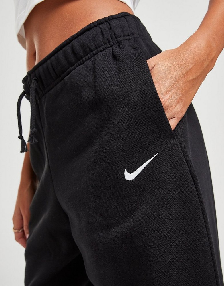 NIKE SPODNIE W NSW ESSNTL FLC MR PNT CLCTN DD5636-010 Czarny