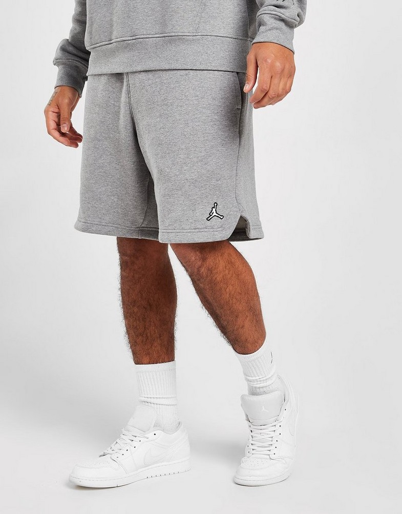 Krótkie spodenki, szorty męskie JORDAN SZORTY ESSENTIAL FLEECE SHORTS DA9826-091 Szary