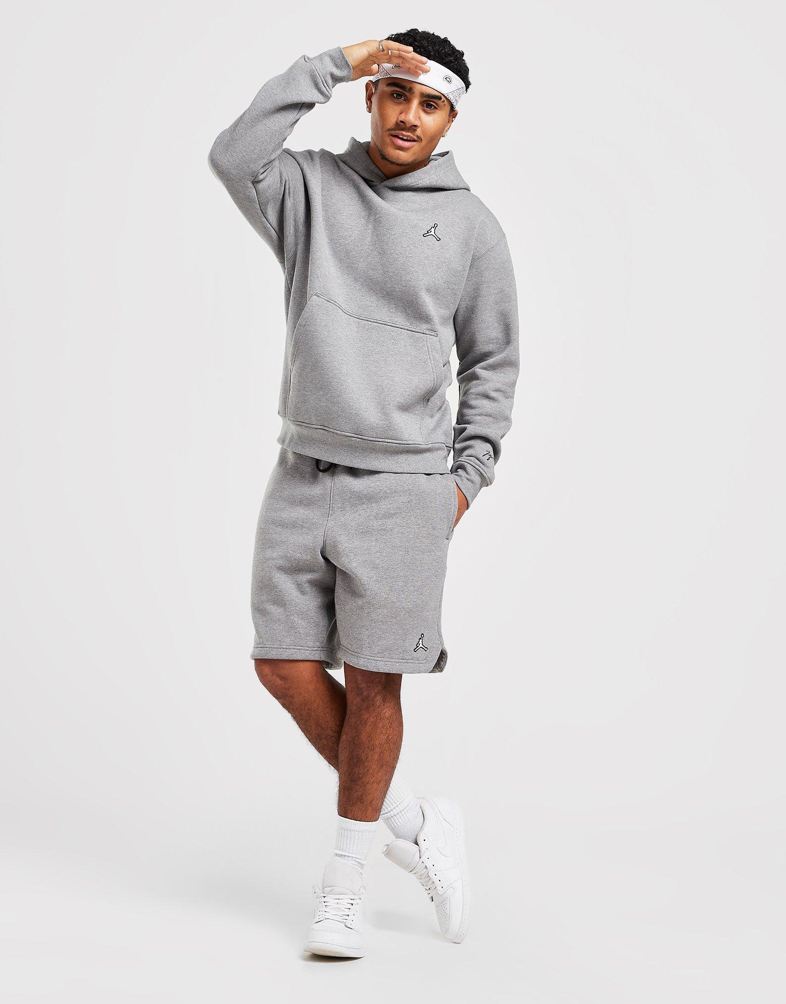 Pánske šortky JORDAN ŠORTKY  ESSENTIAL FLEECE SHORTS DA9826-091 Sivá