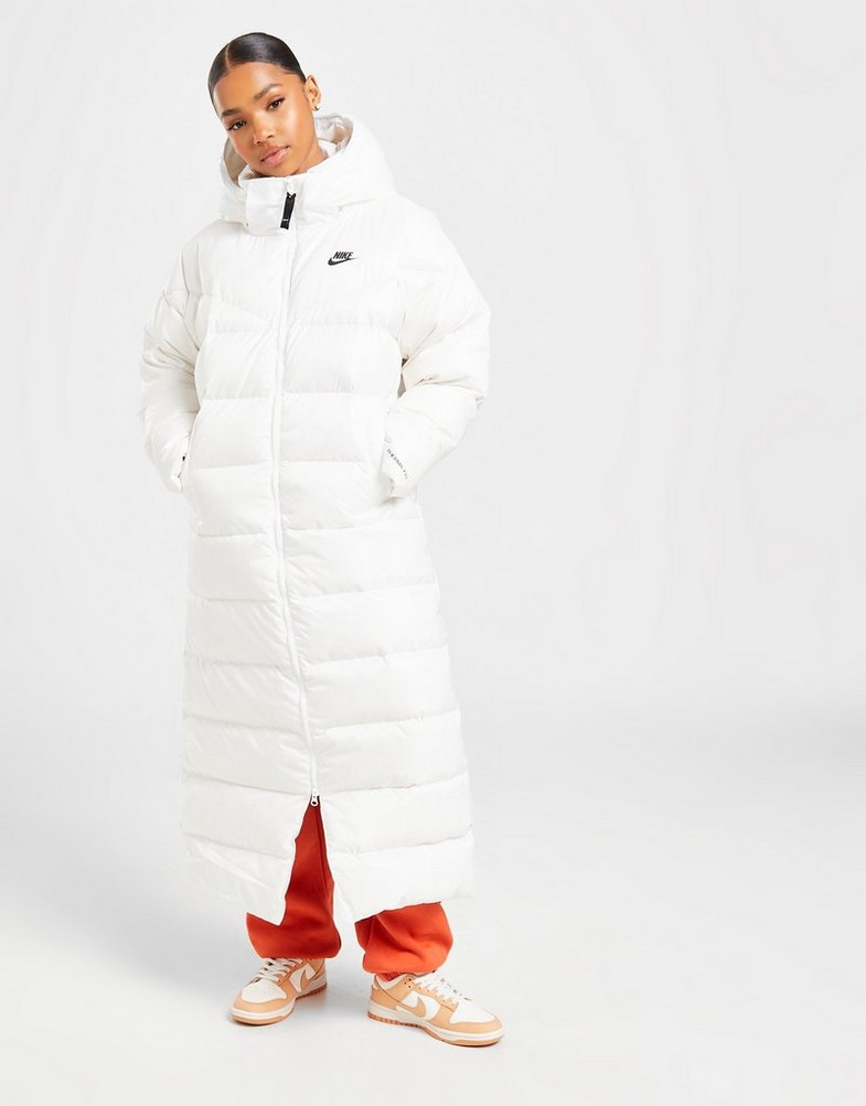 Női kabát NIKE HOSSZÚ KABÁT W NSW TF CITY HD PARKA DH4081-100 Fehér