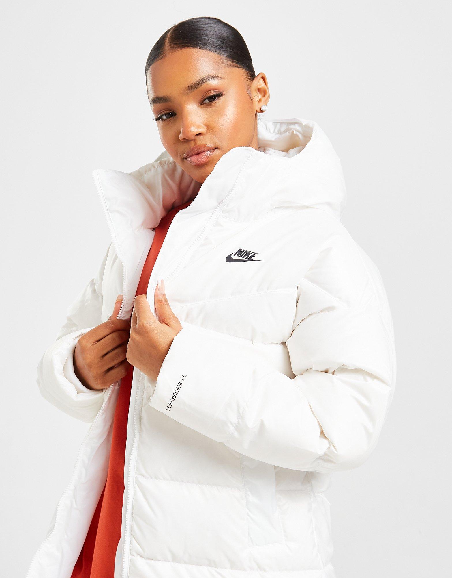 Női kabát NIKE HOSSZÚ KABÁT W NSW TF CITY HD PARKA DH4081-100 Fehér