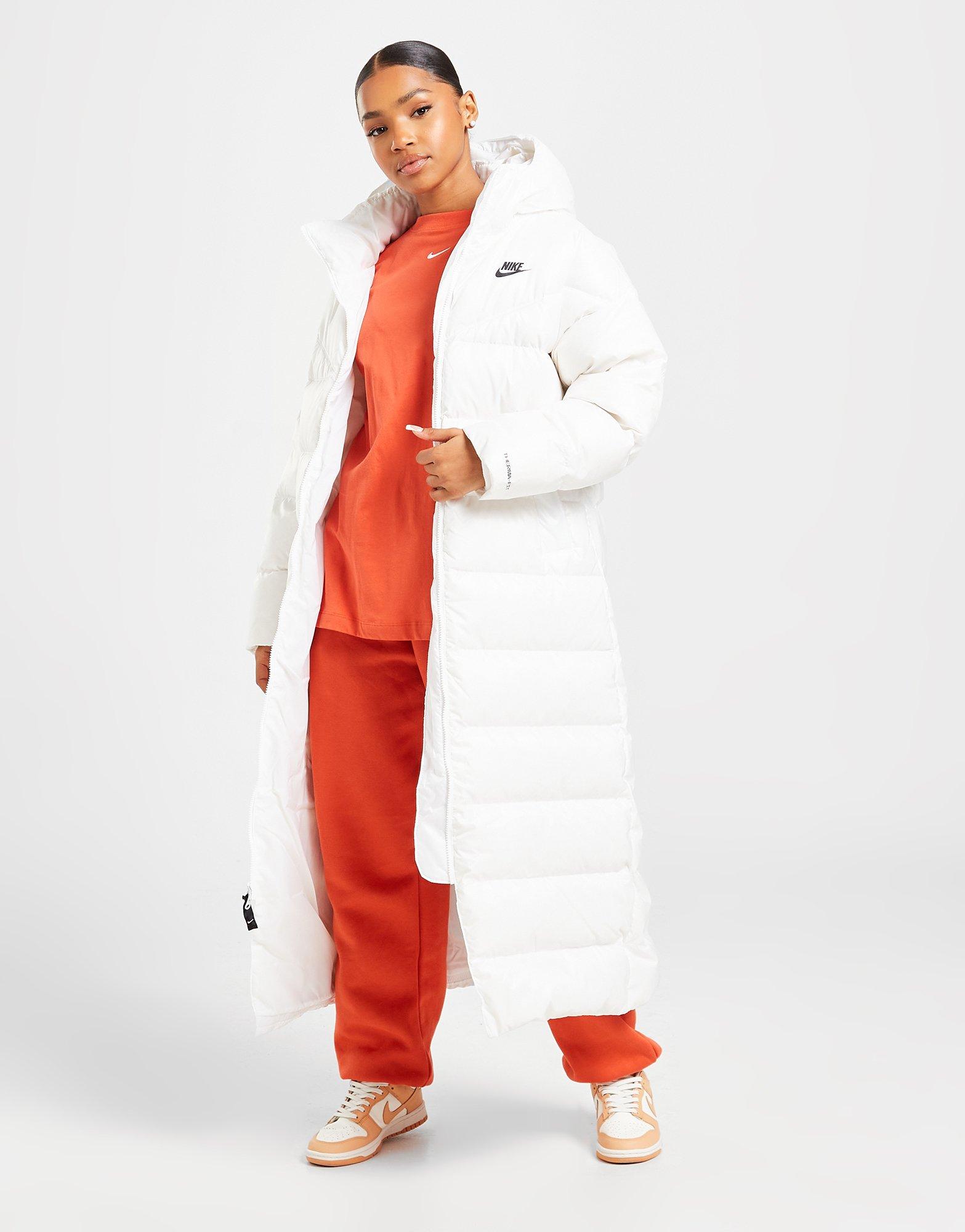 Női kabát NIKE HOSSZÚ KABÁT W NSW TF CITY HD PARKA DH4081-100 Fehér