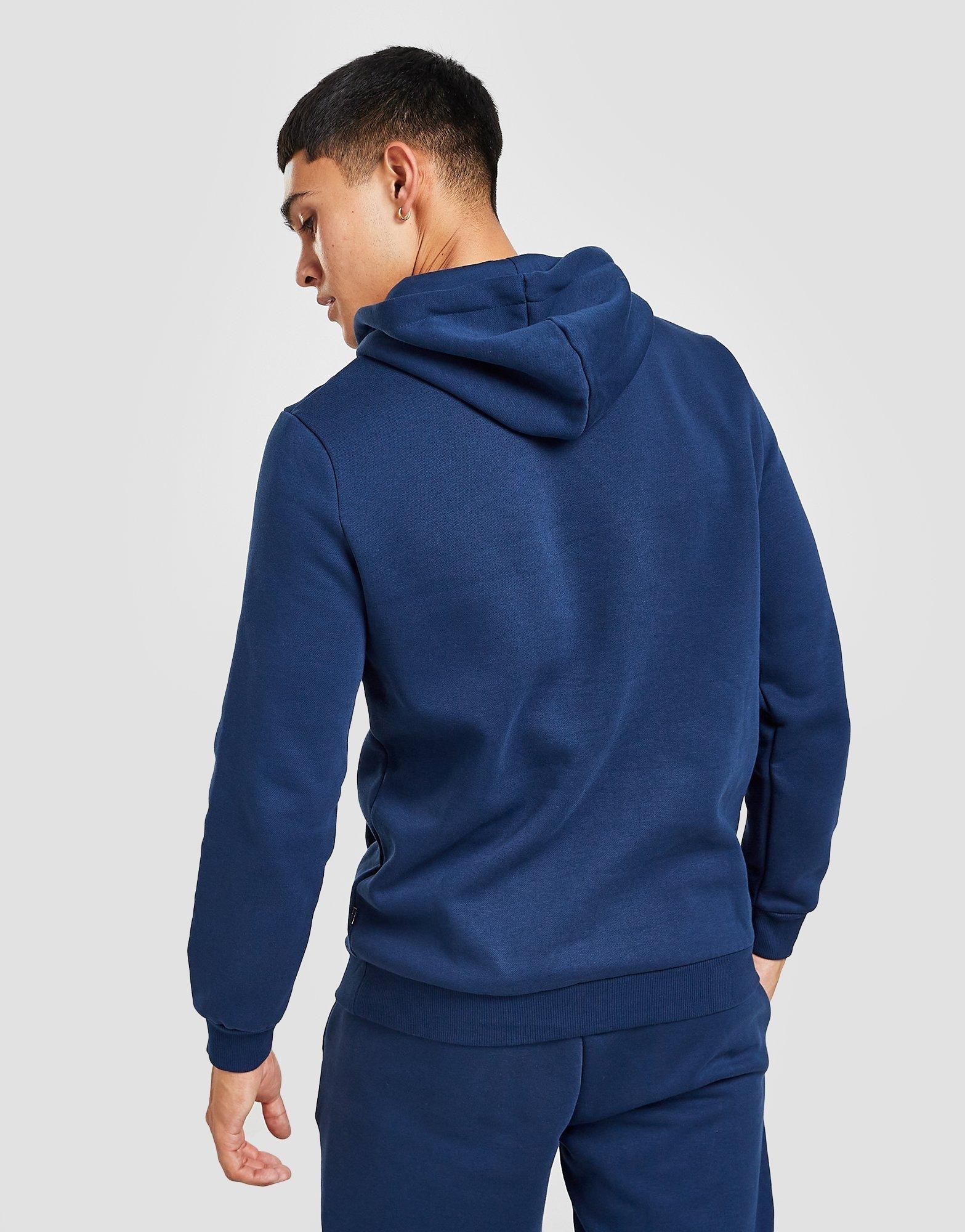 Bluză pentru bărbați PUMA BLUZĂ CU GLUGĂ CORE LARGE LOGO HOODIE 84596007 Albastru