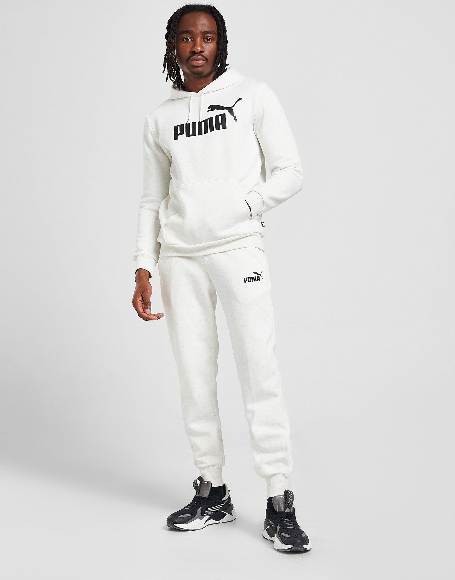 PUMA SPODNIE CORE FLEECE JOGGERS 58671595 Biały