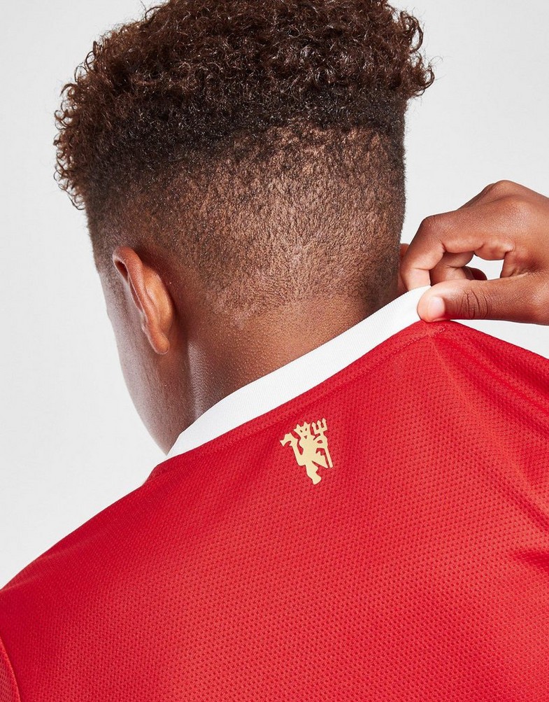 Komplet dresowy dziecięcy ADIDAS KOMPLET MANCHESTER UNITED FC 2021/22 HOME SHIRT JUNIOR GR3778 Czerwony