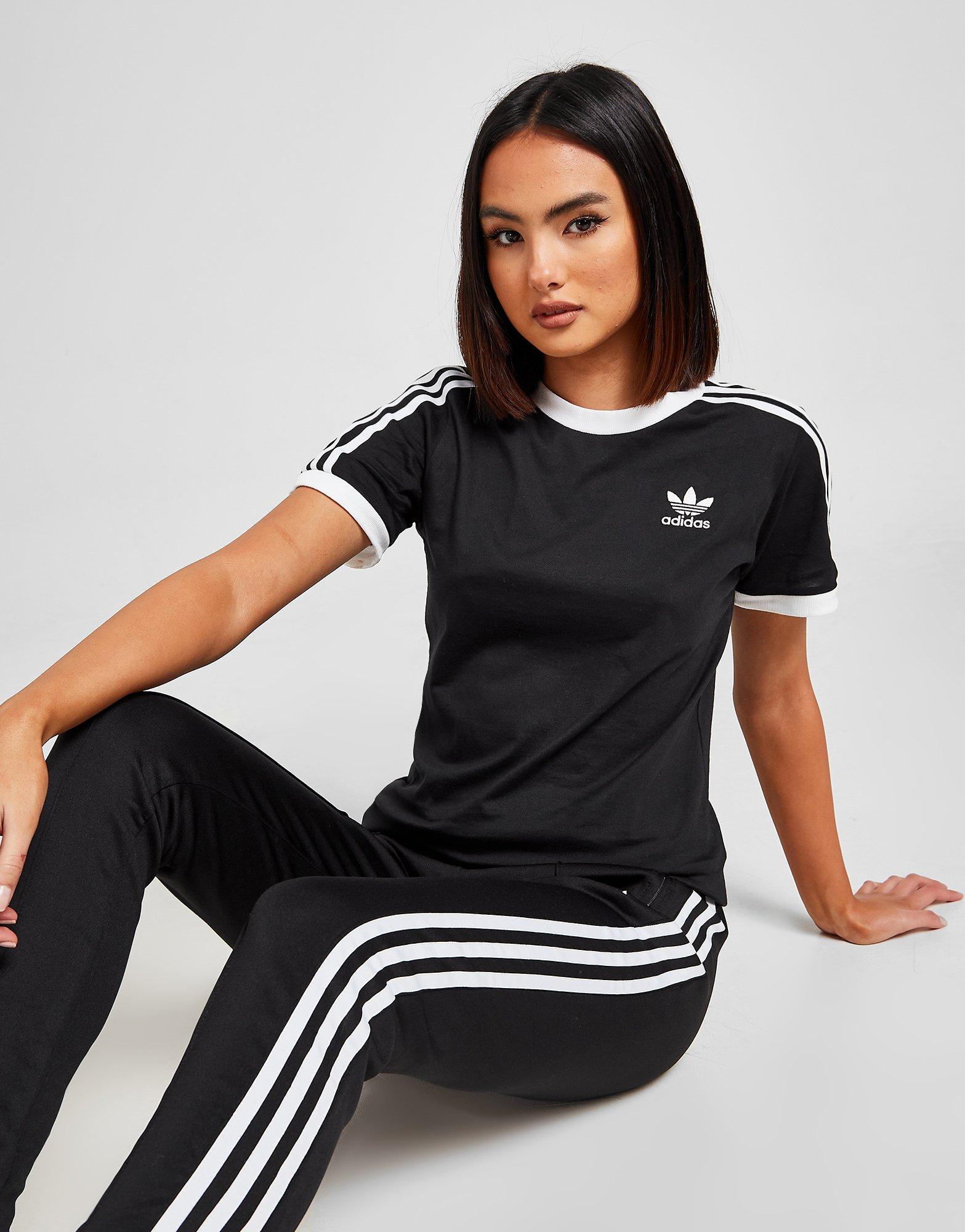 Női póló ADIDAS 3 STRIPES CALIFORNIA PÓLÓ GN2900 Fekete
