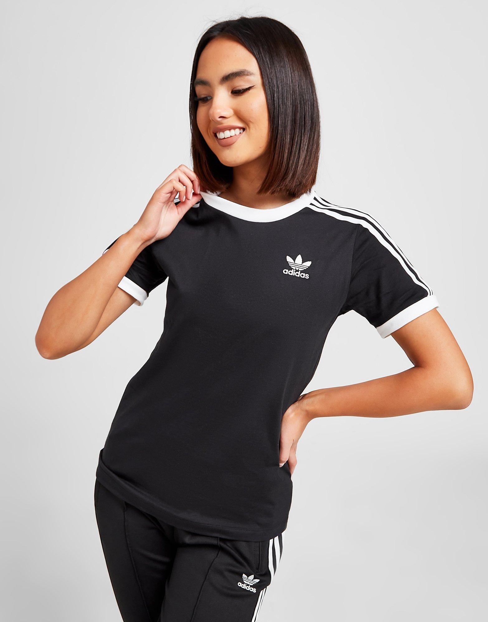 Női póló ADIDAS 3 STRIPES CALIFORNIA PÓLÓ GN2900 Fekete