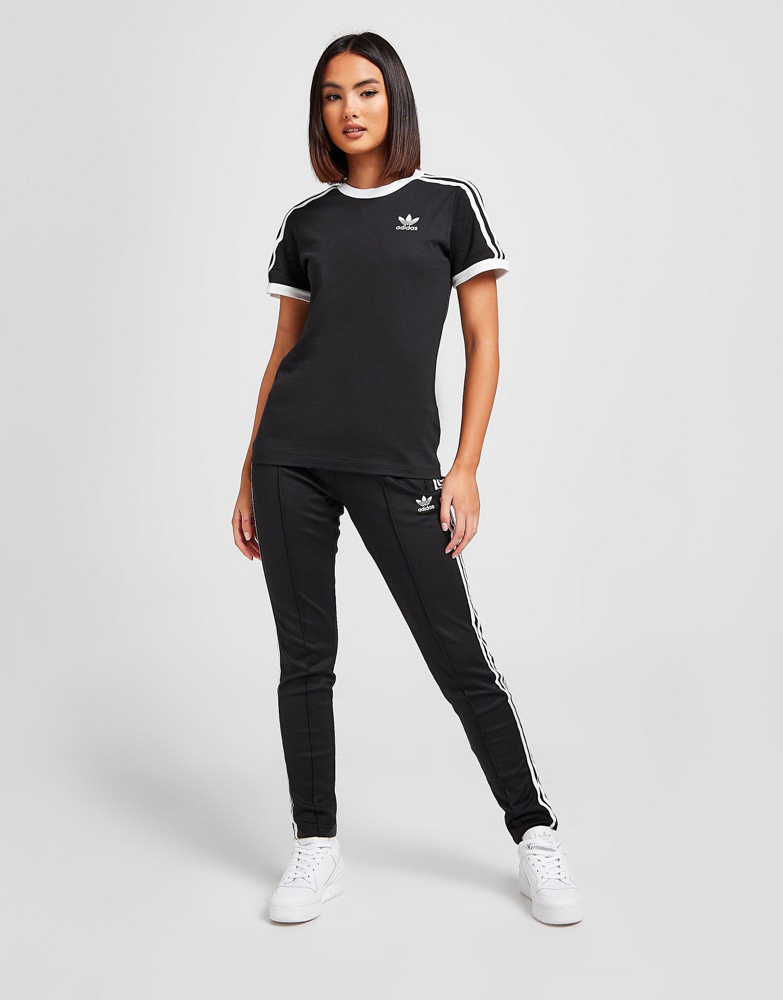 Női póló ADIDAS 3 STRIPES CALIFORNIA PÓLÓ GN2900 Fekete