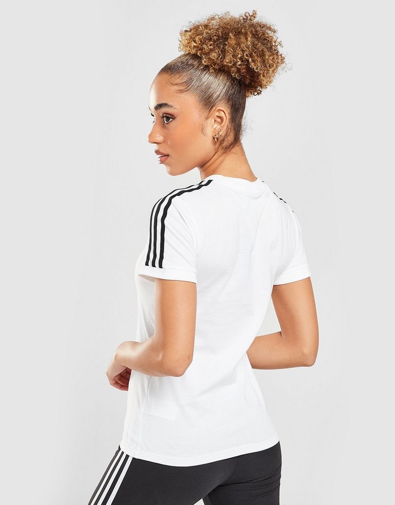 Koszulka, t-shirt damski ADIDAS 3 STRIPES CALIFORNIA T-SHIRT GN2913 Biały