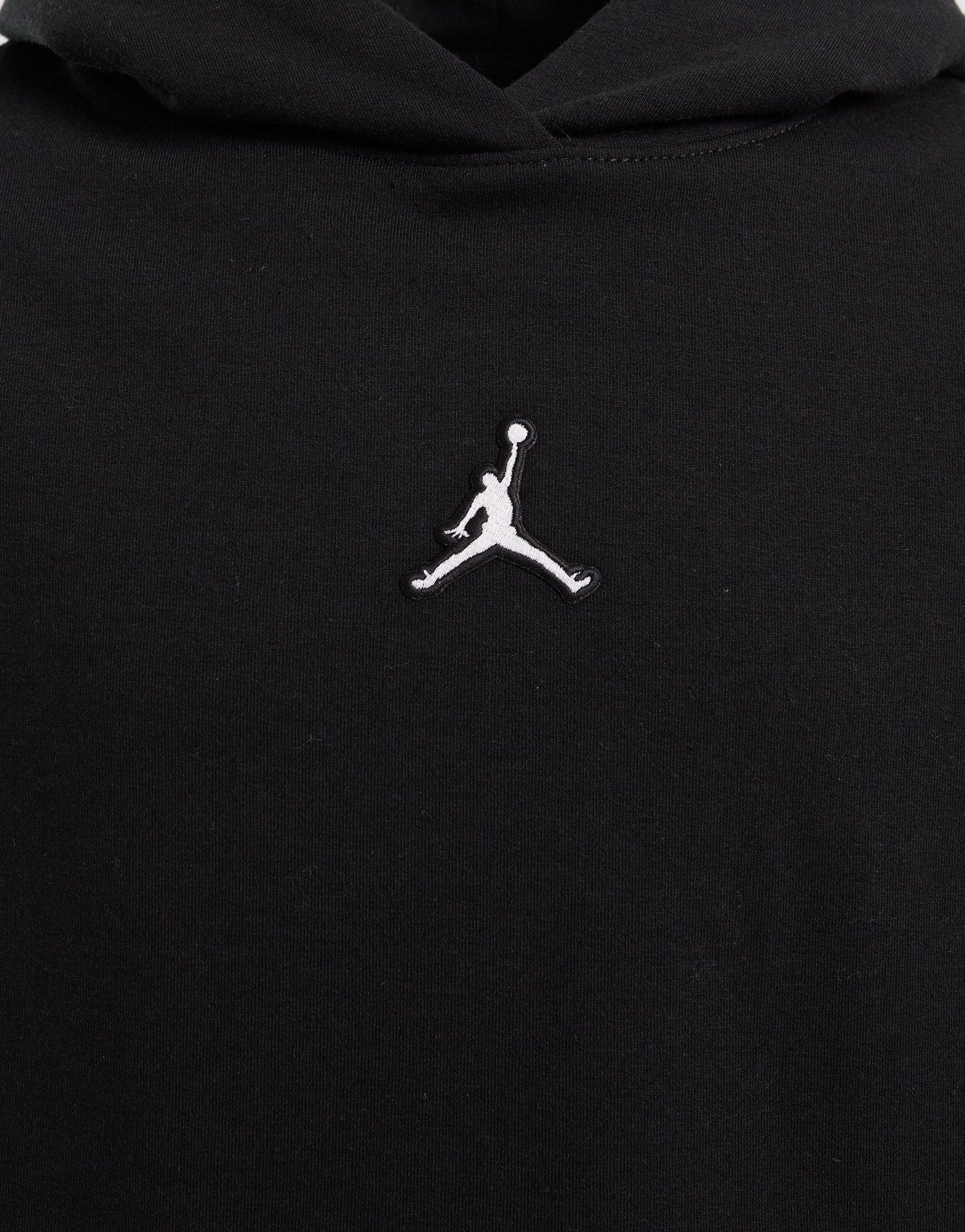 Детски суичър JORDAN СУИТЧЪР С КАЧУЛКА ESSENTIALS BOXY PO G GIRL 45A858-023 Черен