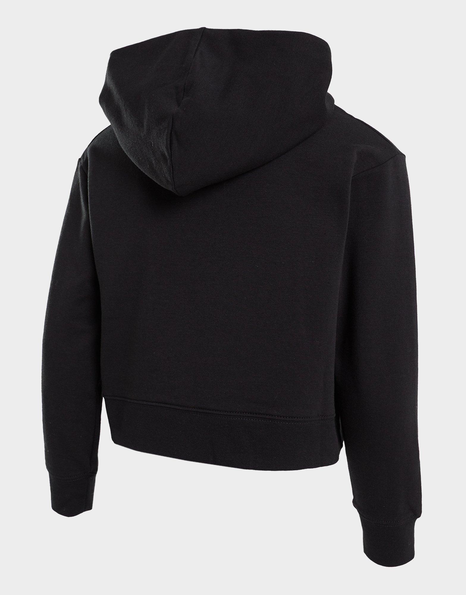 Детски суичър JORDAN СУИТЧЪР С КАЧУЛКА ESSENTIALS BOXY PO G GIRL 45A858-023 Черен