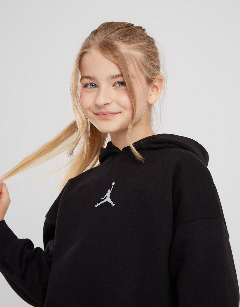 JORDAN BLUZA Z KAPTUREM JDG ICON PLAY U 45C695-023 Czarny