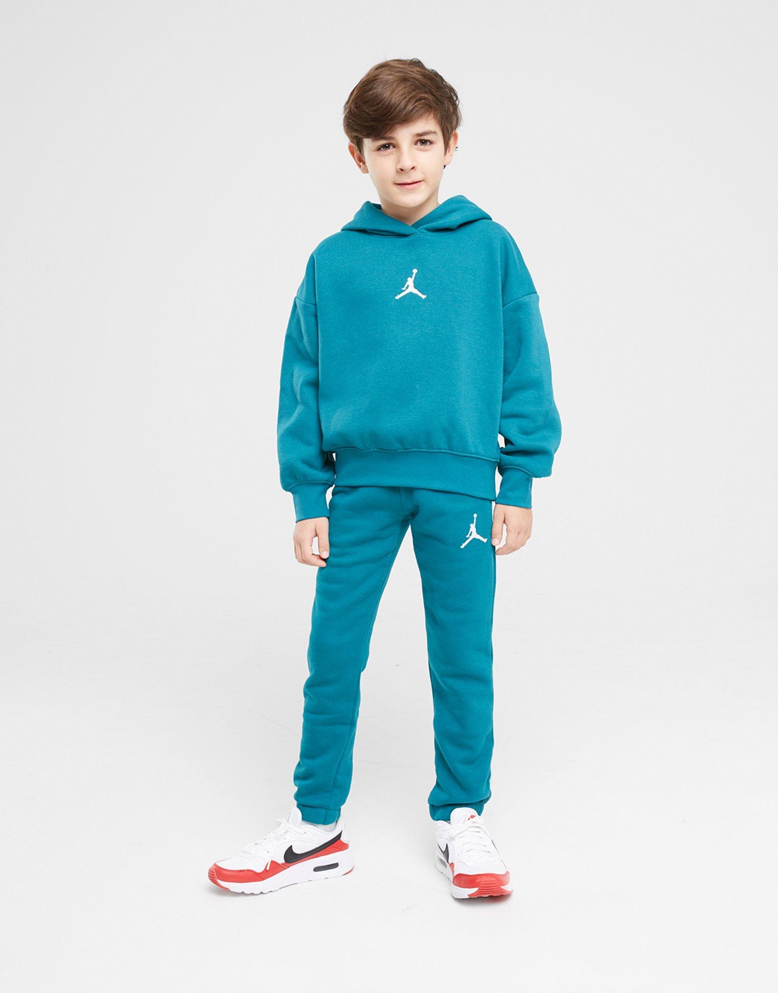 JORDAN BLUZA Z KAPTUREM ICON PLAY PO HOODIE 45C695-U9C Zielony