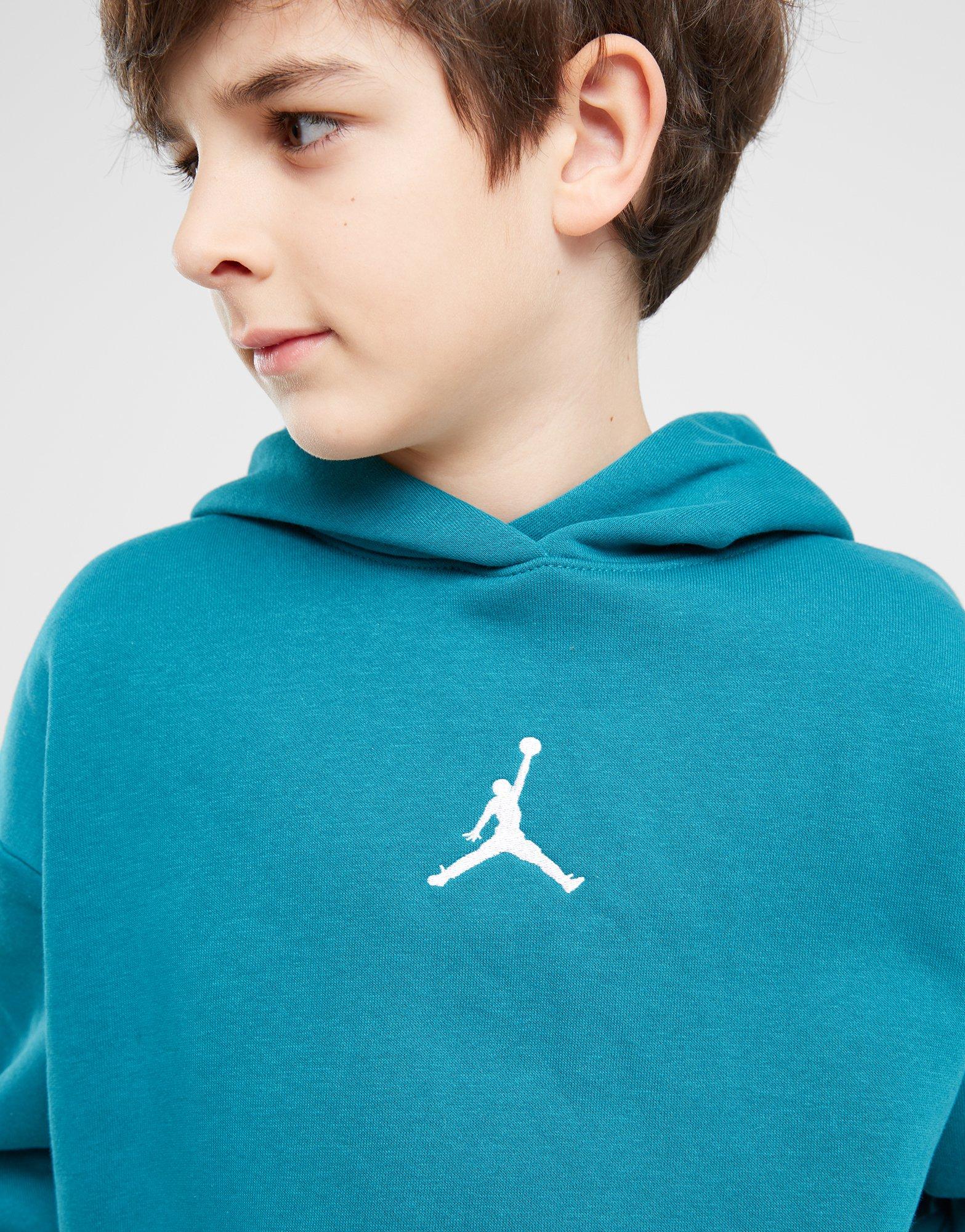 JORDAN BLUZA Z KAPTUREM ICON PLAY PO HOODIE 45C695-U9C Zielony