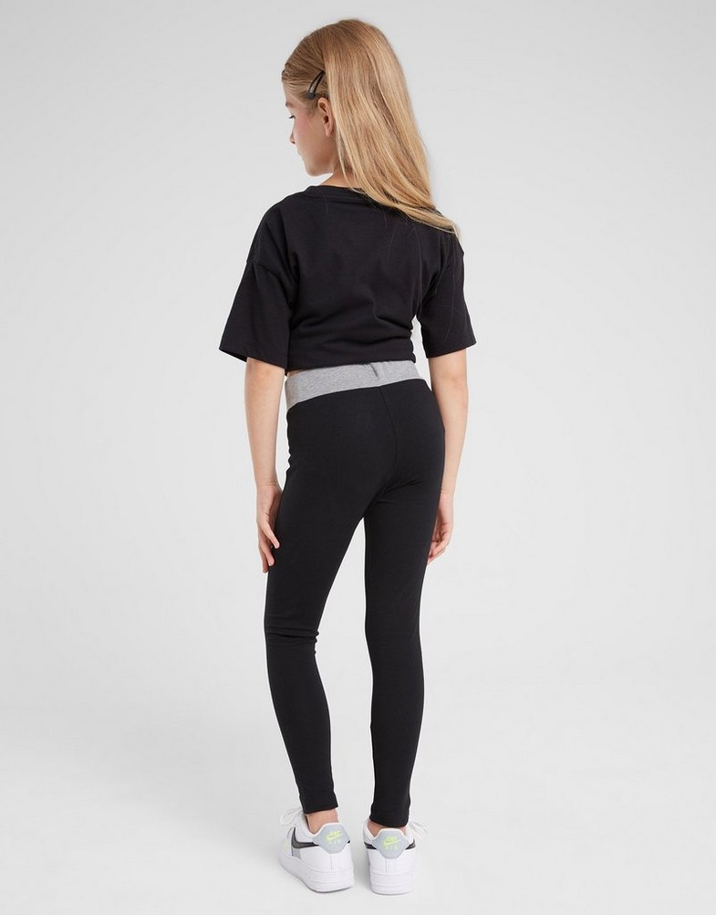 Дитячі штани JORDAN ЛОСИНИ FUNDAMENTALS BLOCKED LEGGING GIRL G 45C964-023 Чорний