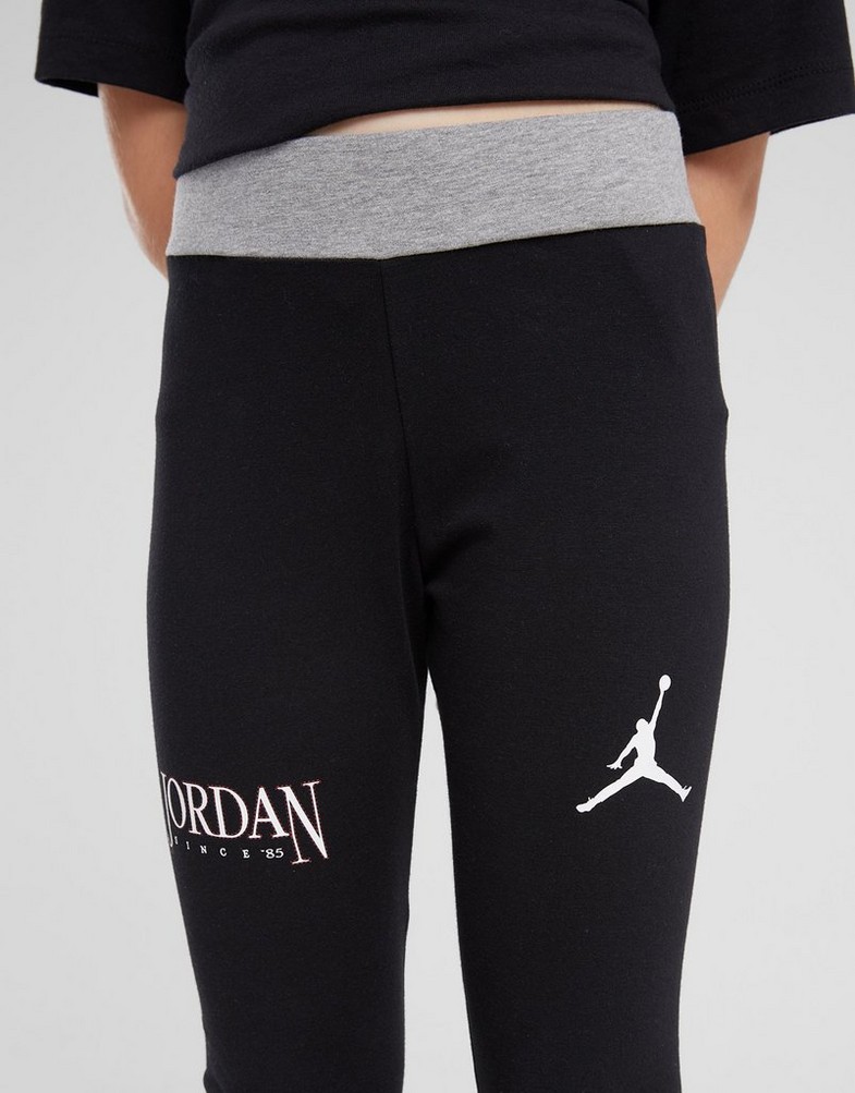 Дитячі штани JORDAN ЛОСИНИ FUNDAMENTALS BLOCKED LEGGING GIRL G 45C964-023 Чорний