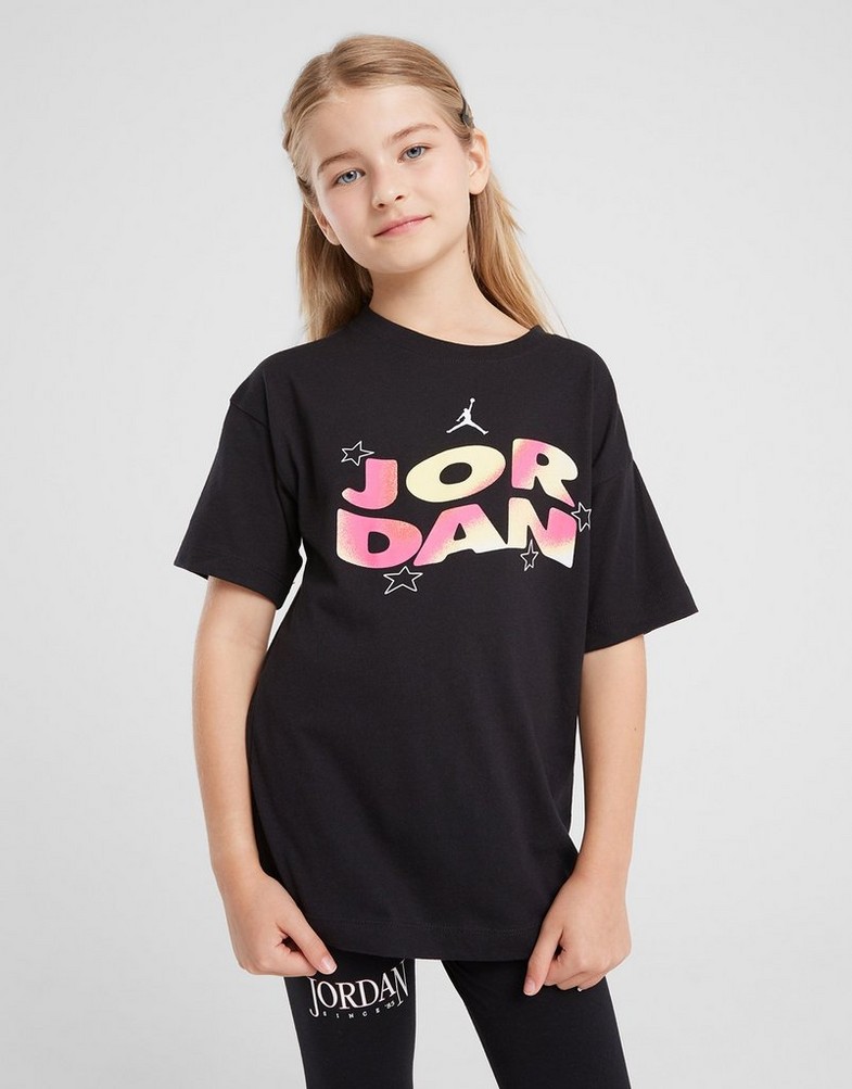 Koszulka, t-shirt dziecięcy JORDAN T-SHIRT JDG LEMONADE STAND SS TEE G 45D165-023 Czarny