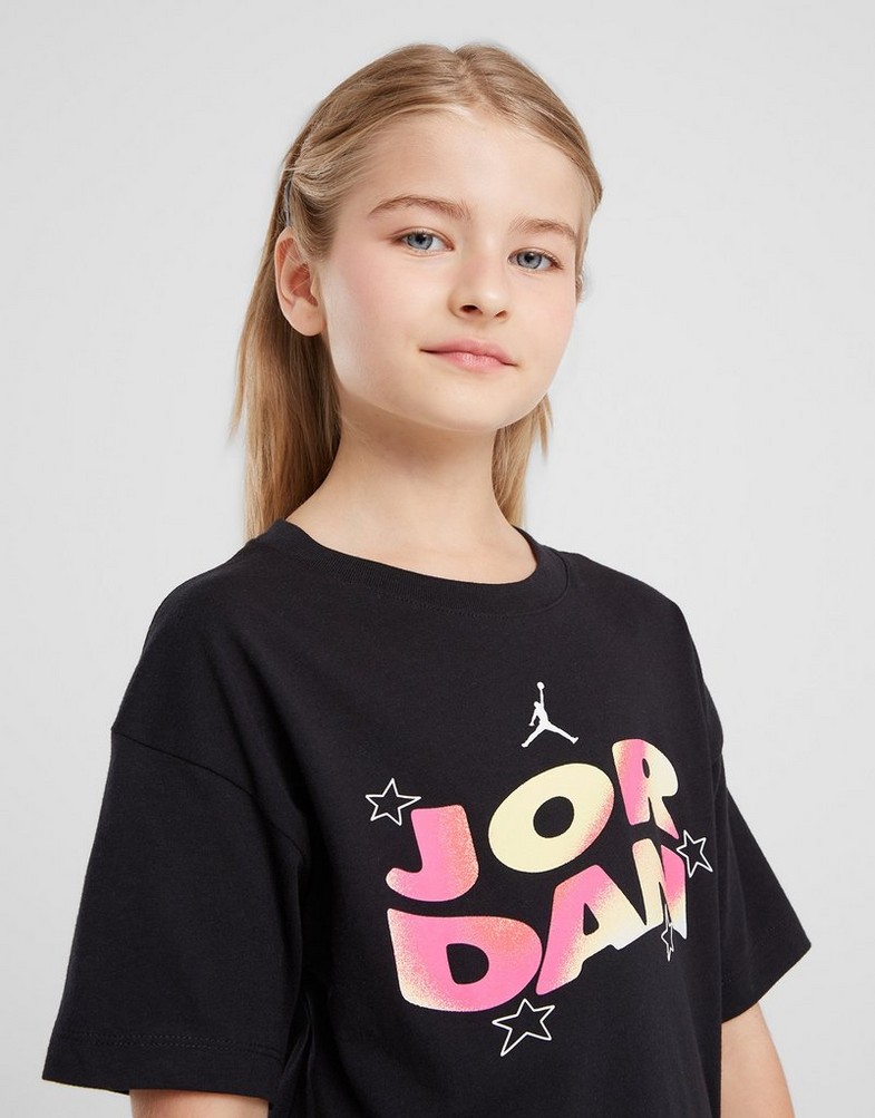 Koszulka, t-shirt dziecięcy JORDAN T-SHIRT JDG LEMONADE STAND SS TEE G 45D165-023 Czarny