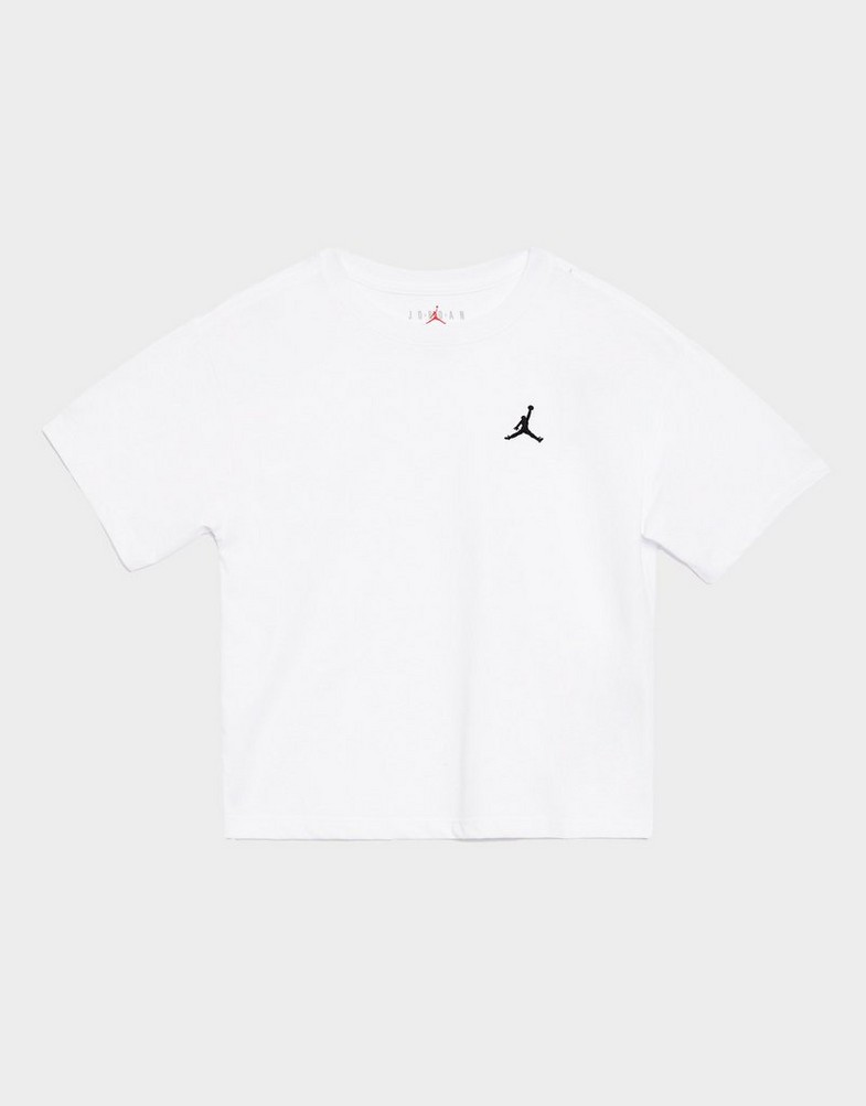 Tricou pentru copii JORDAN TRICOU MJ BRKLYN ESSENTIALS SS TEE GIRL 45D311001 Alb