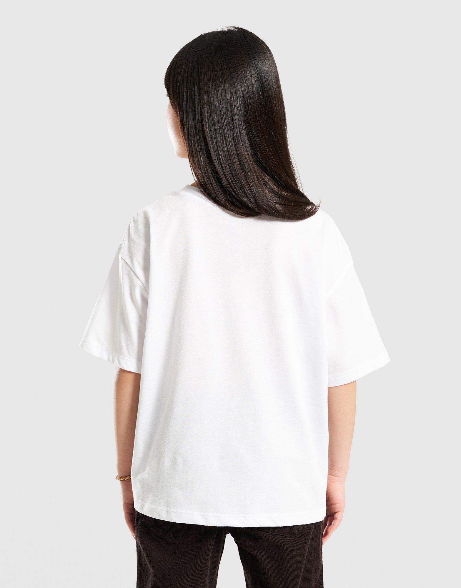 Gyerek póló JORDAN PÓLÓ MJ BRKLYN ESSENTIALS SS TEE GIRL 45D311001 Fehér