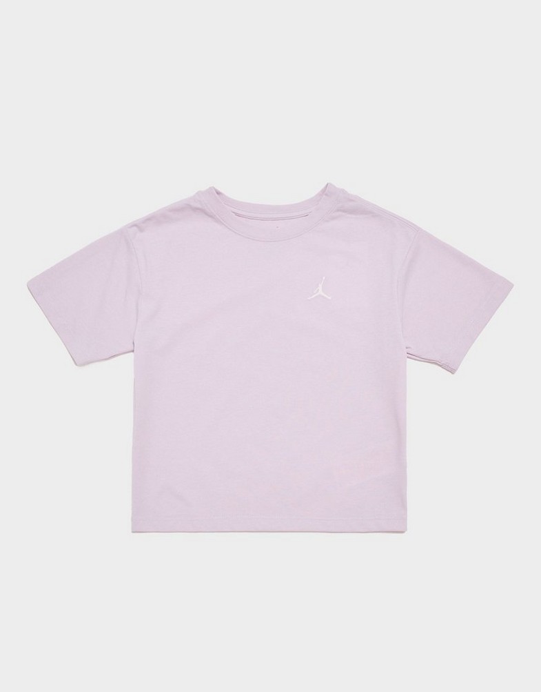Koszulka, t-shirt dziecięcy JORDAN T-SHIRT JDG MJ BRKLYN ESSENTIALS SS TE 45D311P6I Fioletowy
