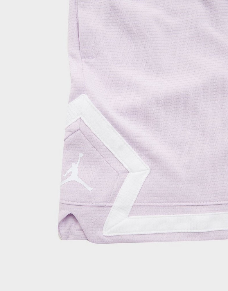 Dětské kraťasy JORDAN ŠORTKY  JDG WJ SPORT DIAMOND SHORT 45D403-P6I Fialová