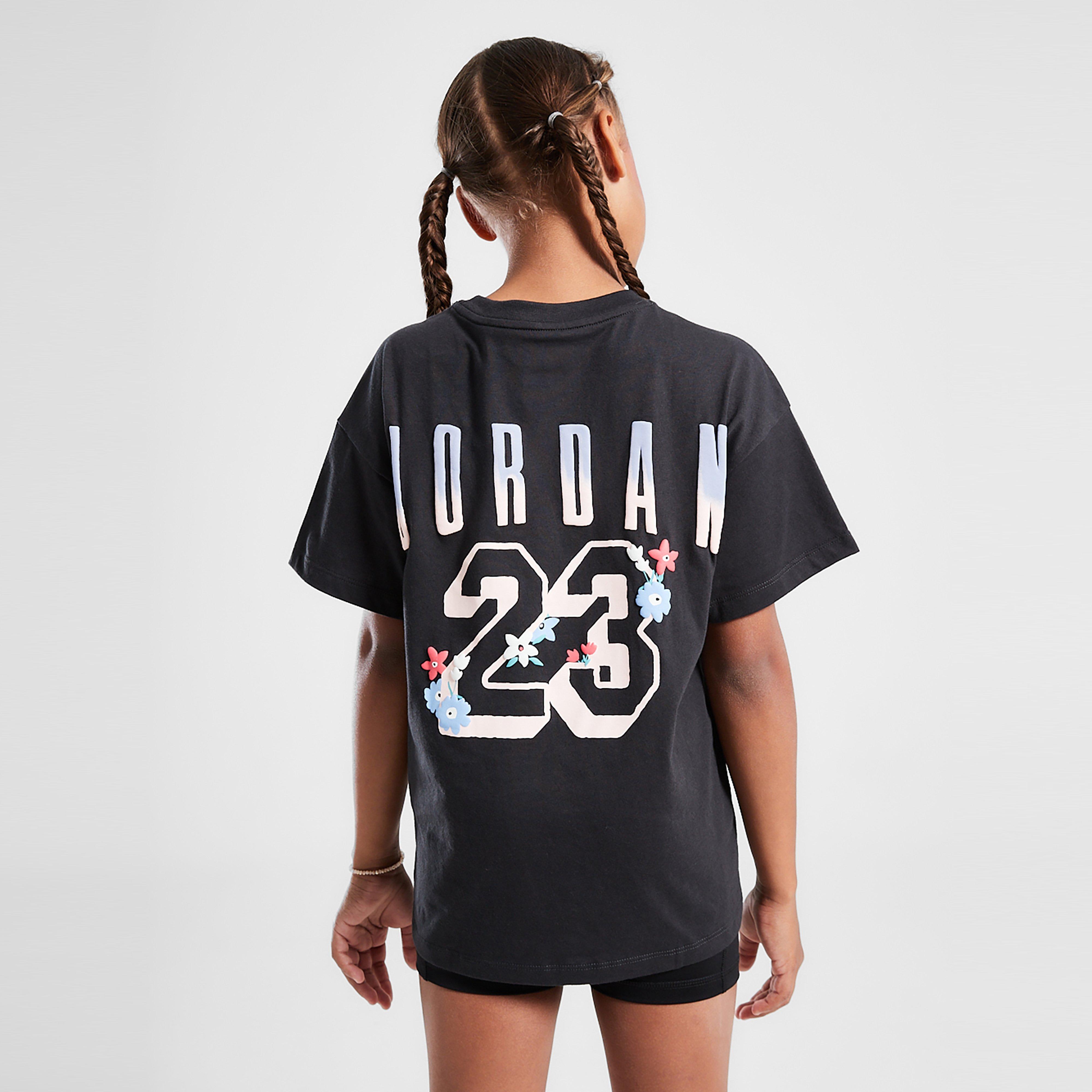Koszulka, t-shirt dziecięcy JORDAN T-SHIRT JDG SUMMER BLOOM OVERSIZED TEE