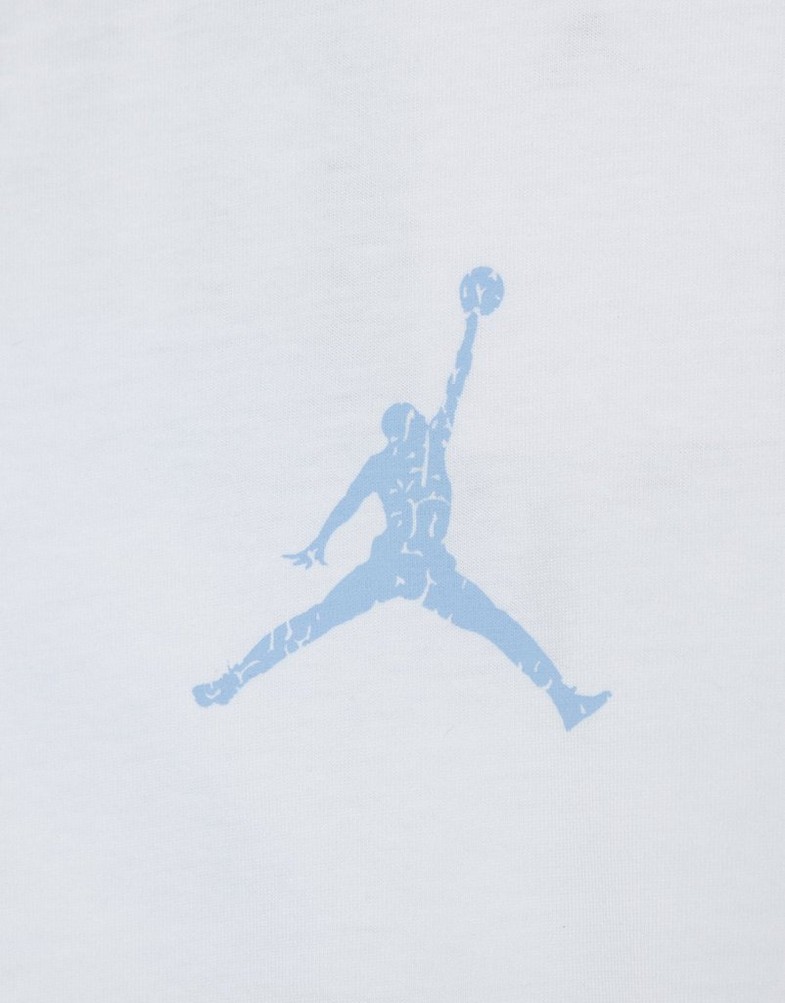 Tricou pentru copii JORDAN TRICOU JDG DISTRESSED COLLIGIATE G 45F223-001 Alb
