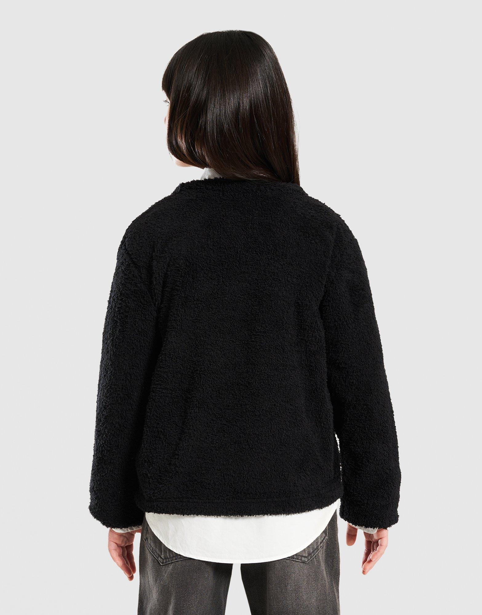 Детски суичър JORDAN СУИТЧЪР MOUNTAINSIDE BOUCLE MOCK 45F416-023 Черен