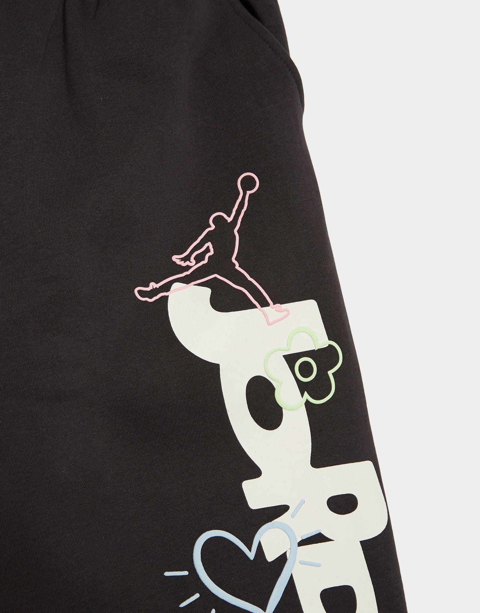 Dječje hlače JORDAN HLAČE JDG LOVE IS IN THE "AIR" FLC P 45F616-G0T crna