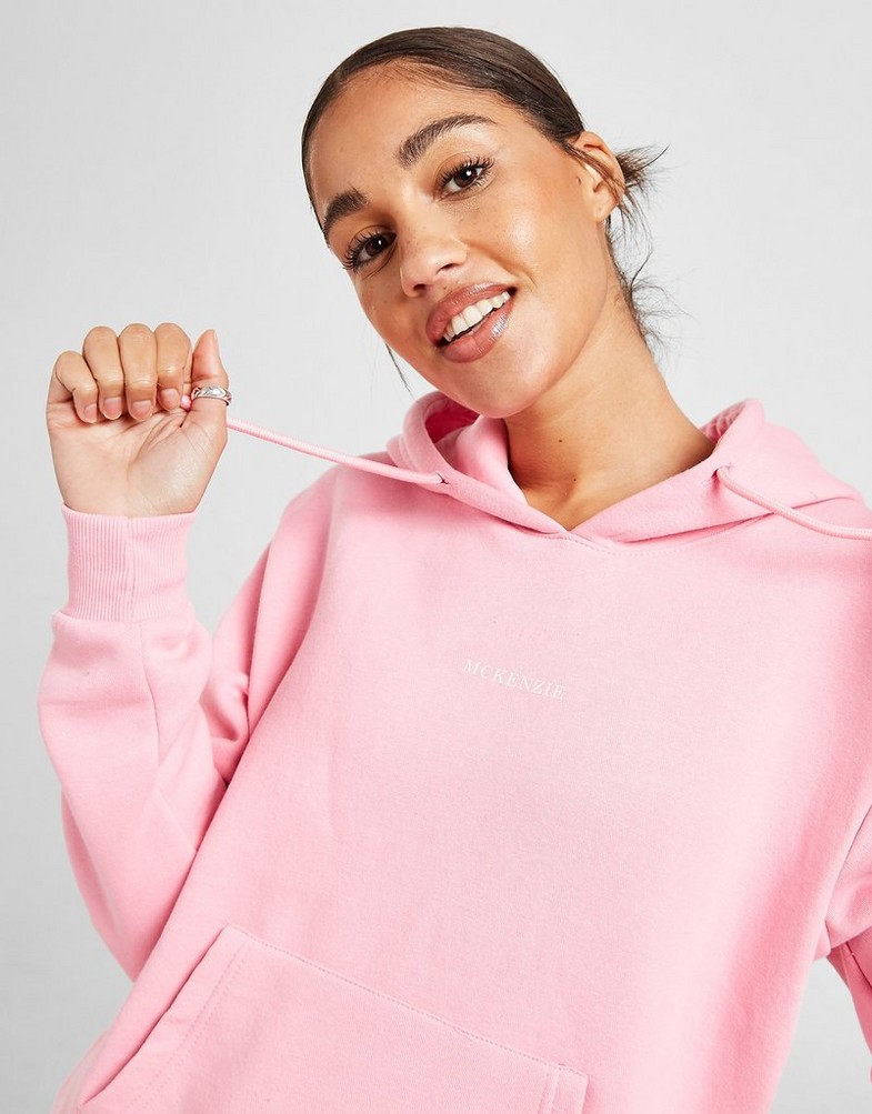 Női pulóver MCKENZIE CORE OVERHEAD HOODIE  MCKTW14580PNK Rózsaszín