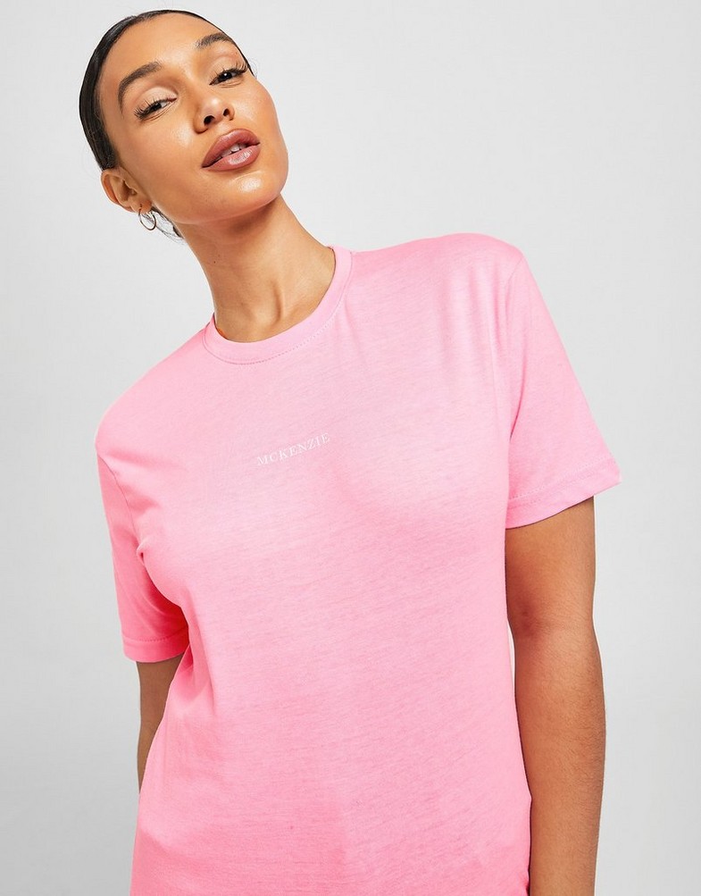 Dámske tričko MCKENZIE ESSENTIAL BOYFRIEND TRIČKO  MCKTW14578PNK Ružová