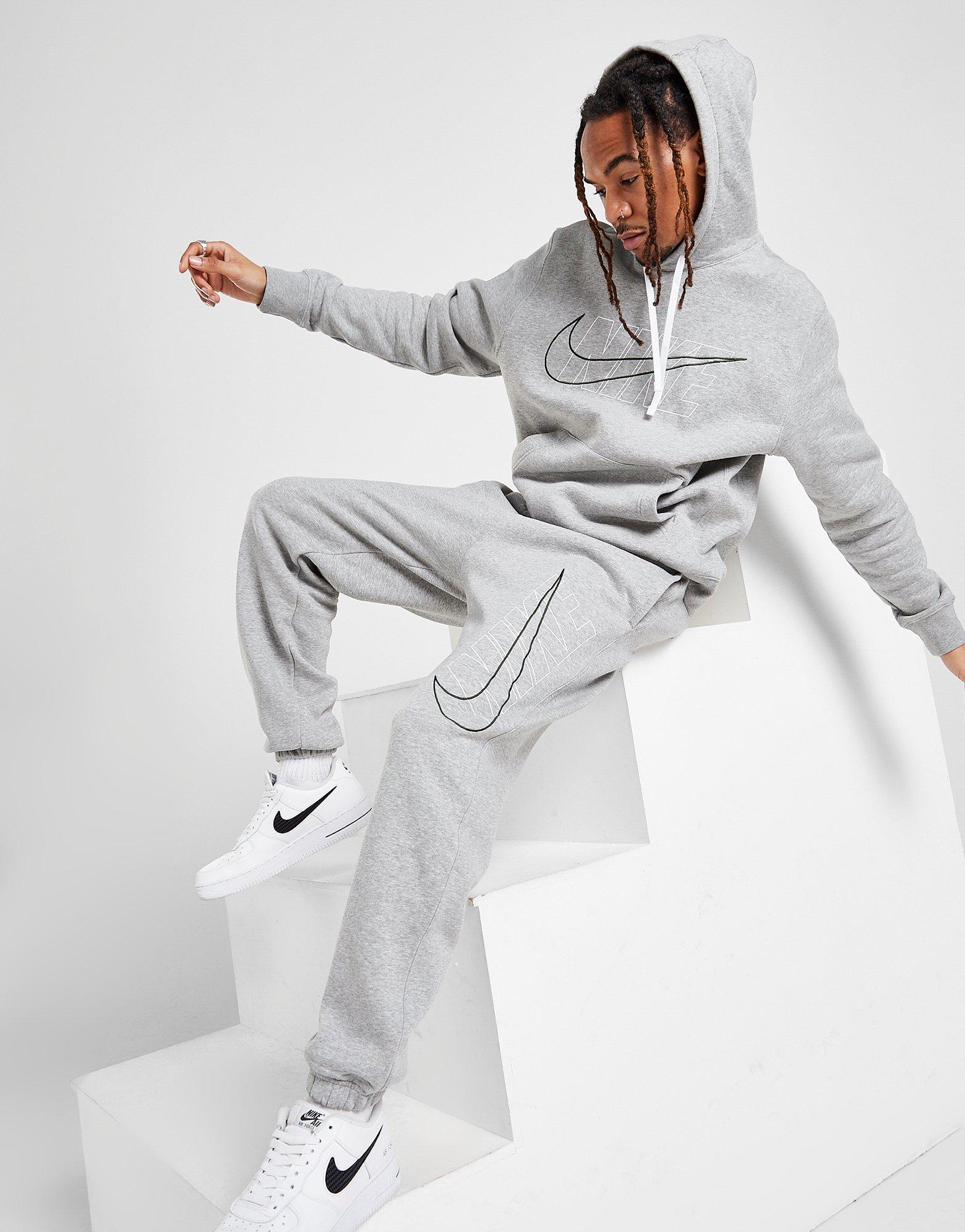 Bluza męska NIKE BLUZA Z KAPTUREM CLUB OVERHEAD HOODIE CU4323063H Szary