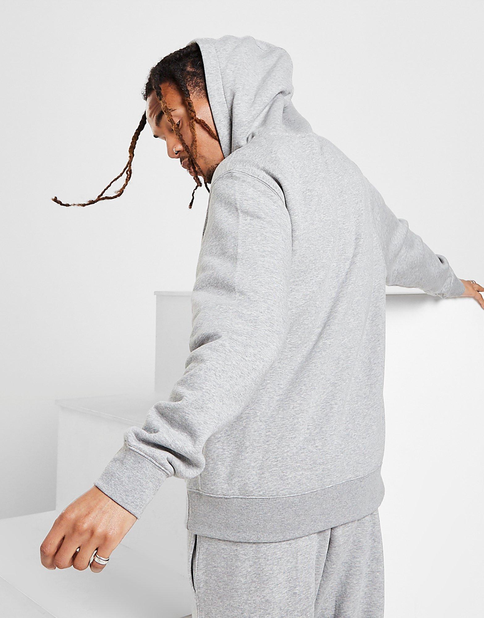 Bluza męska NIKE BLUZA Z KAPTUREM CLUB OVERHEAD HOODIE CU4323063H Szary