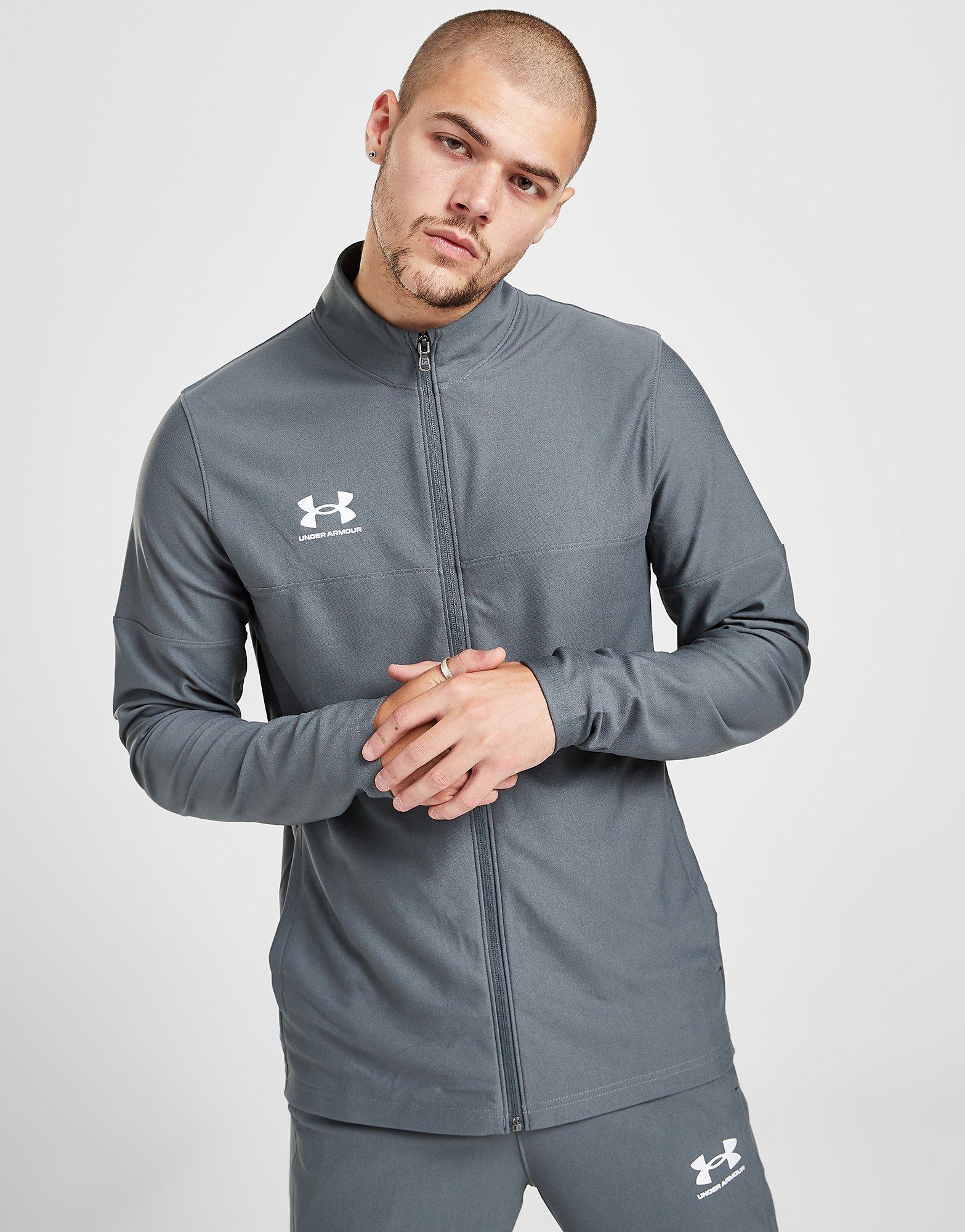 Pánska tepláková súprava UNDER ARMOUR DRES CHALLENGER TRACKSUIT  1365402-012 Sivá